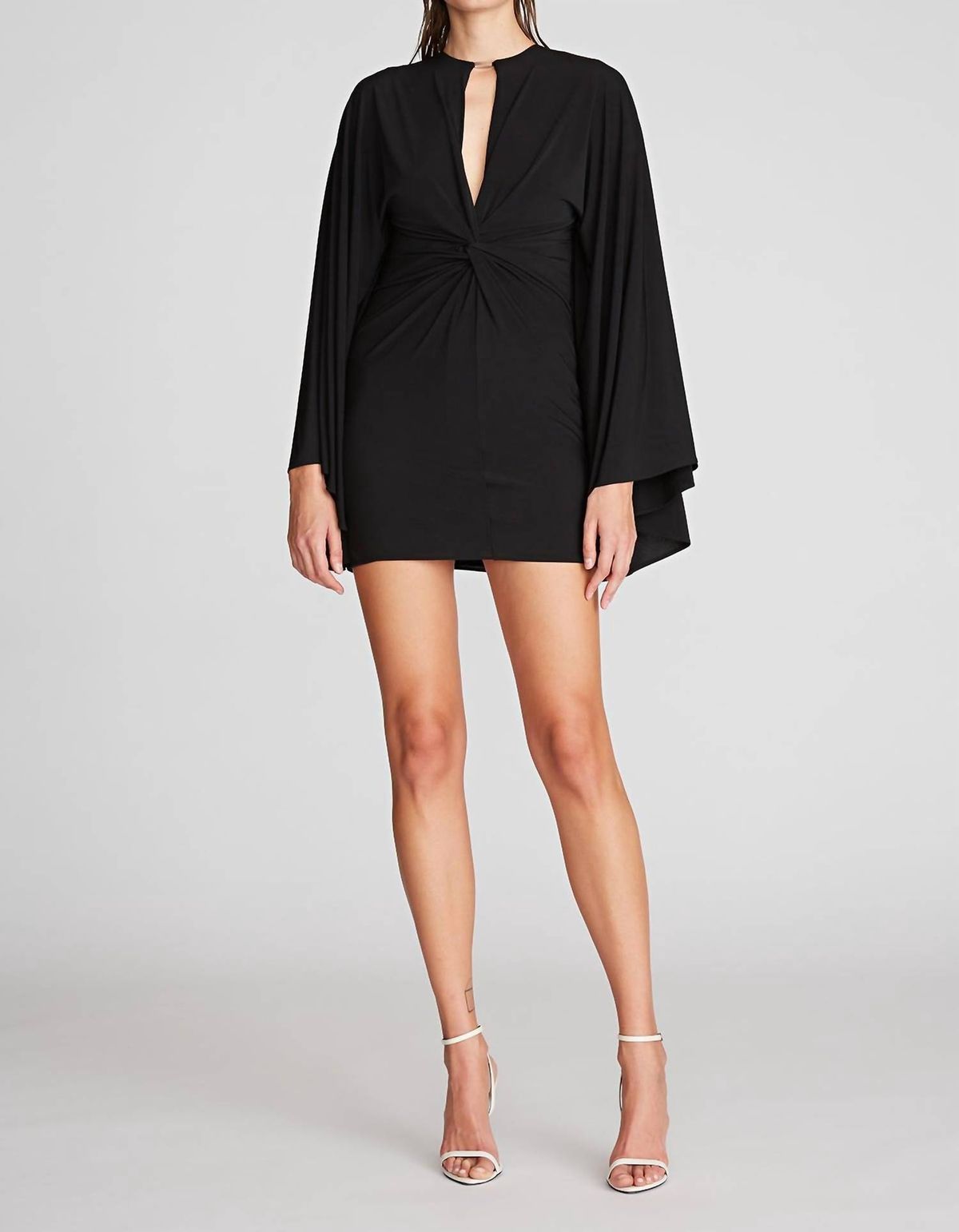 Style 1-2986674860-98 HALSTON HERITAGE Size 10 Black Cocktail Dress on Queenly