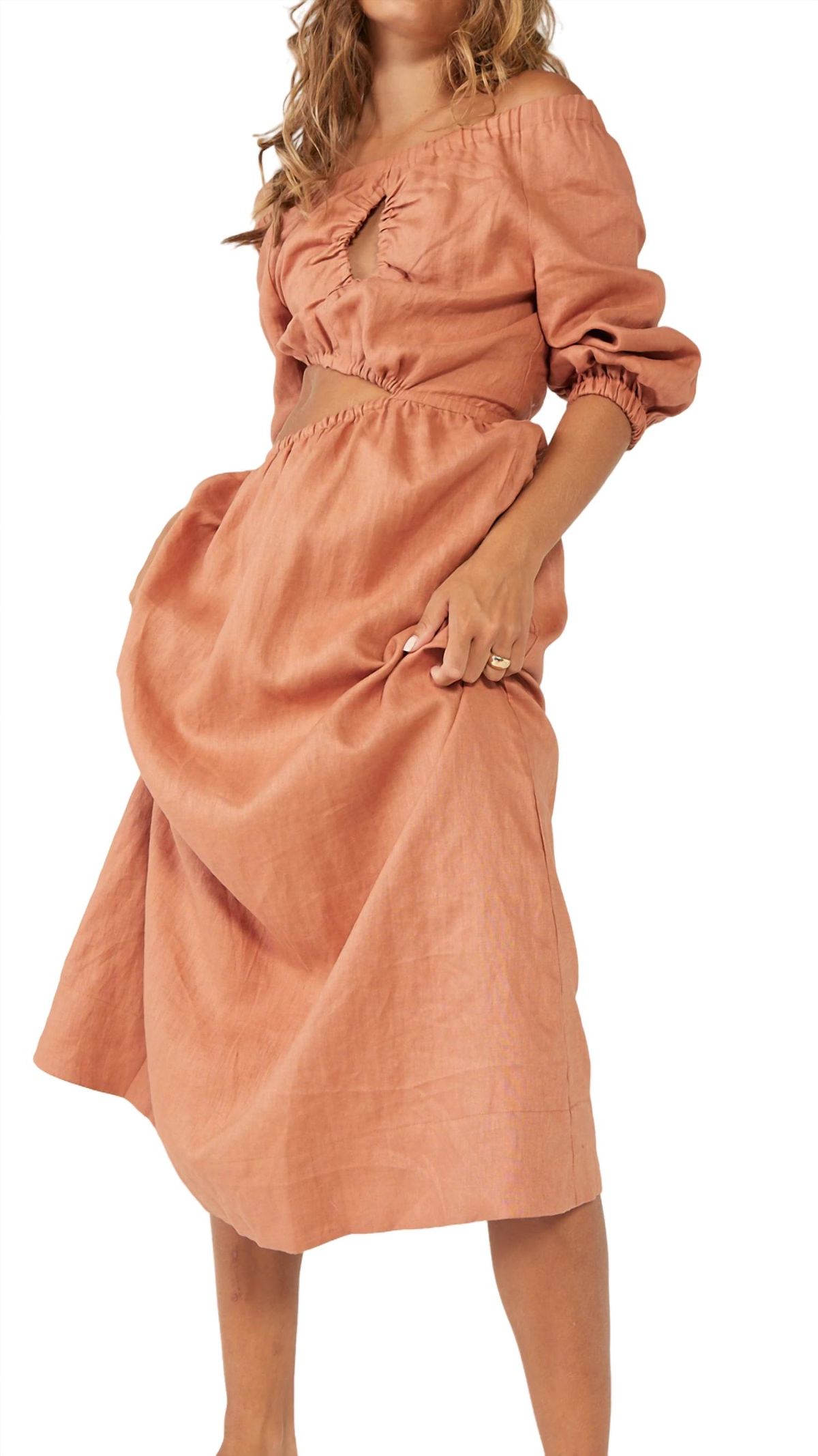 Style 1-3008172810-3471 SOVERE Size S Orange Cocktail Dress on Queenly