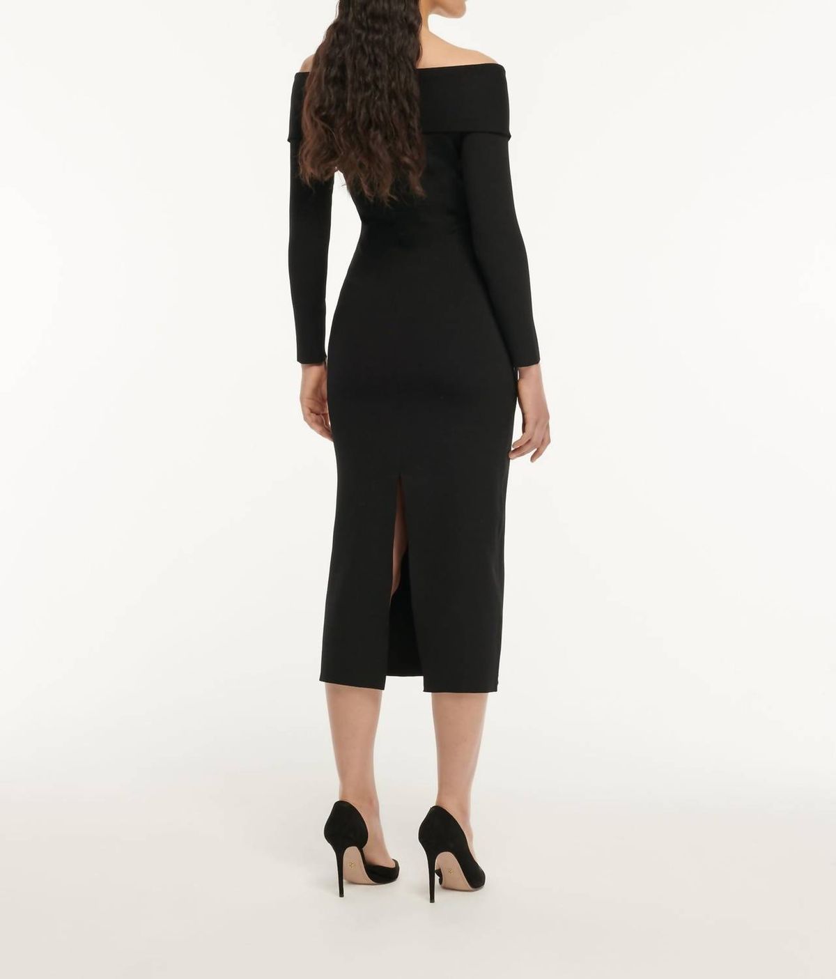 Style 1-3058099285-3855 Roland Mouret Size XS Long Sleeve Black Cocktail Dress on Queenly