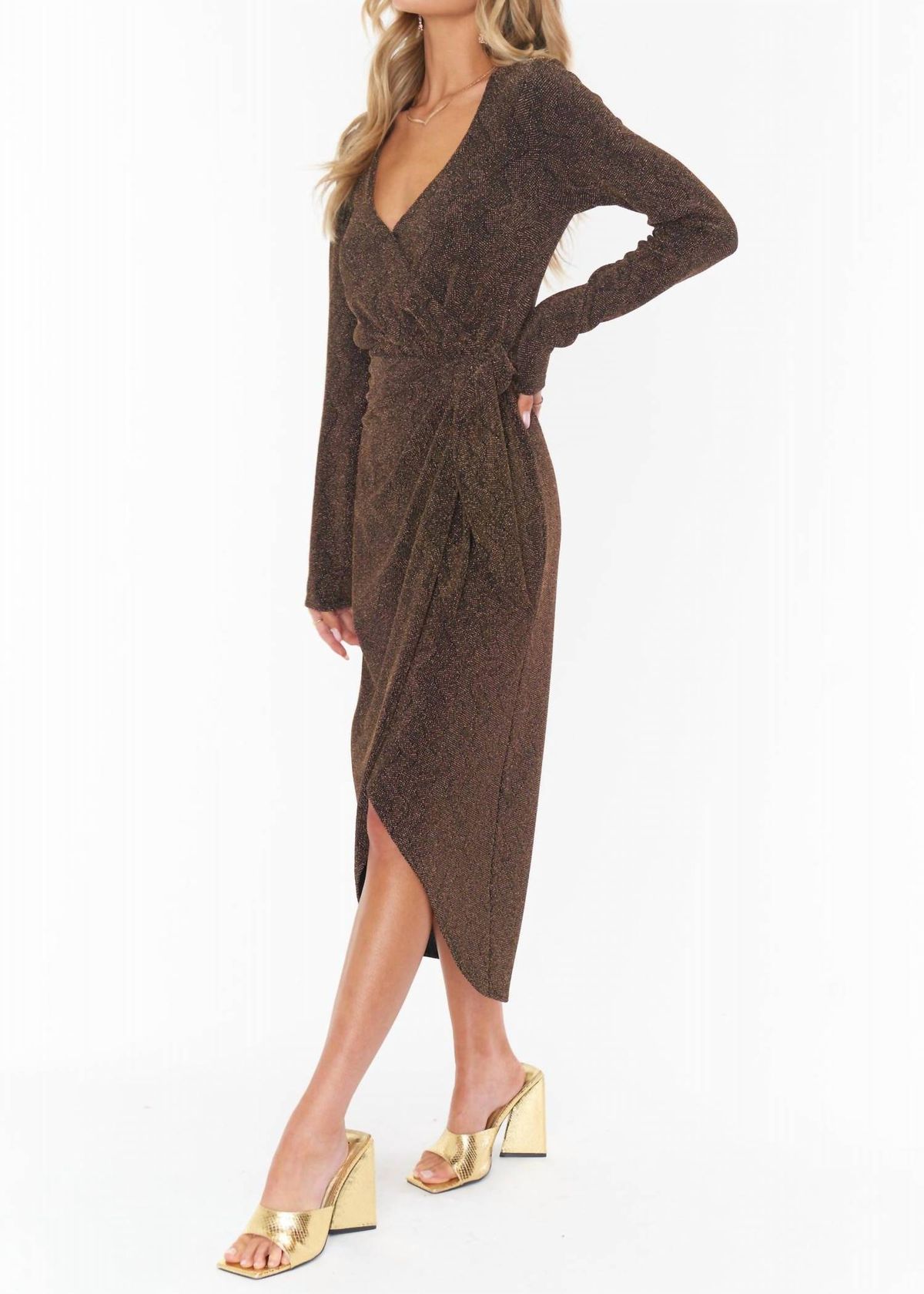 Style 1-3266396687-2791 Show Me Your Mumu Size L Brown Cocktail Dress on Queenly