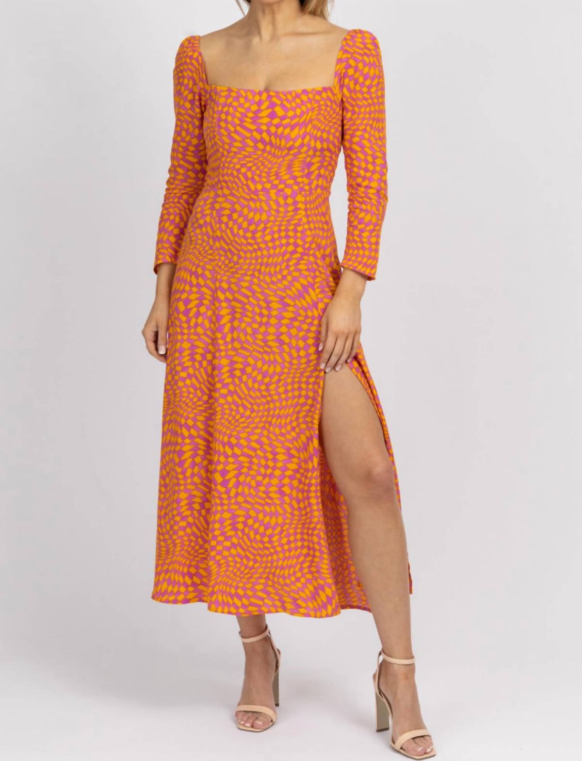 Style 1-3857611397-3236 OLIVACEOUS Size S Orange Cocktail Dress on Queenly