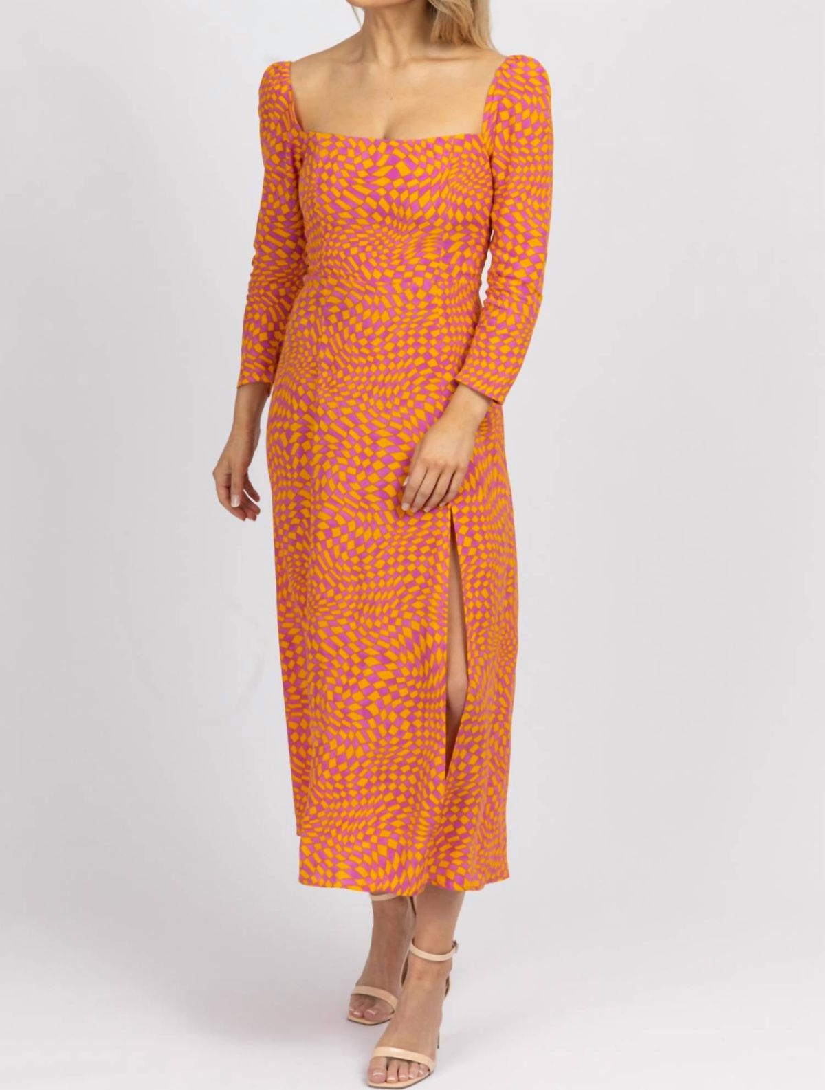 Style 1-3857611397-3236 OLIVACEOUS Size S Orange Cocktail Dress on Queenly