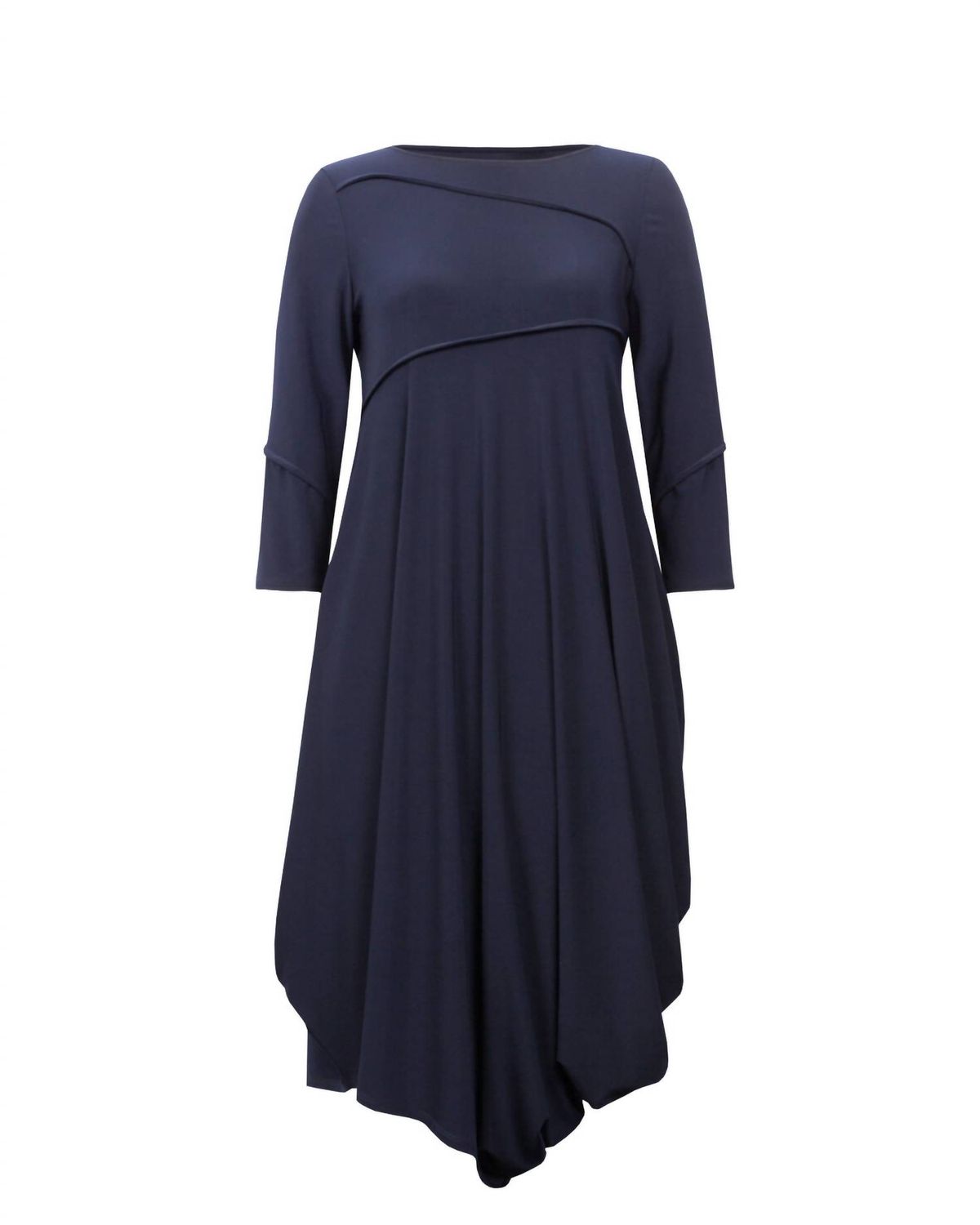 Style 1-472021632-1498 Joseph Ribkoff Size 4 Navy Blue Cocktail Dress on Queenly
