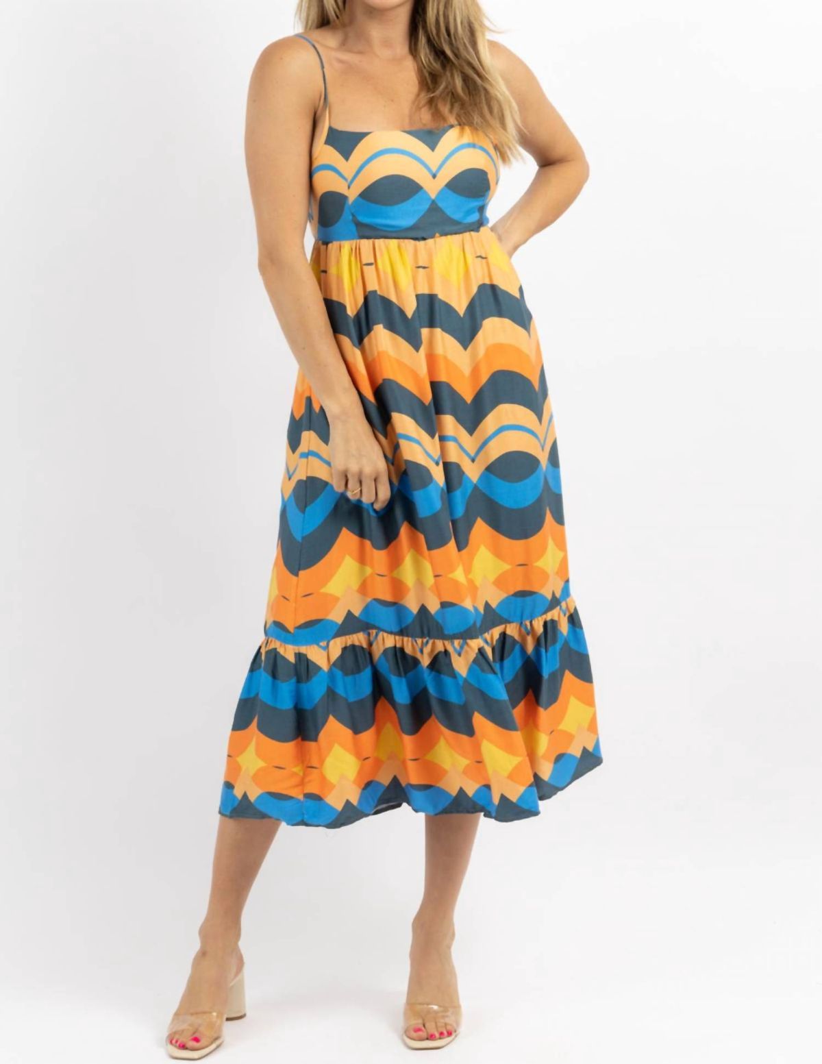 Style 1-593170732-3236 OLIVACEOUS Size S Multicolor Cocktail Dress on Queenly