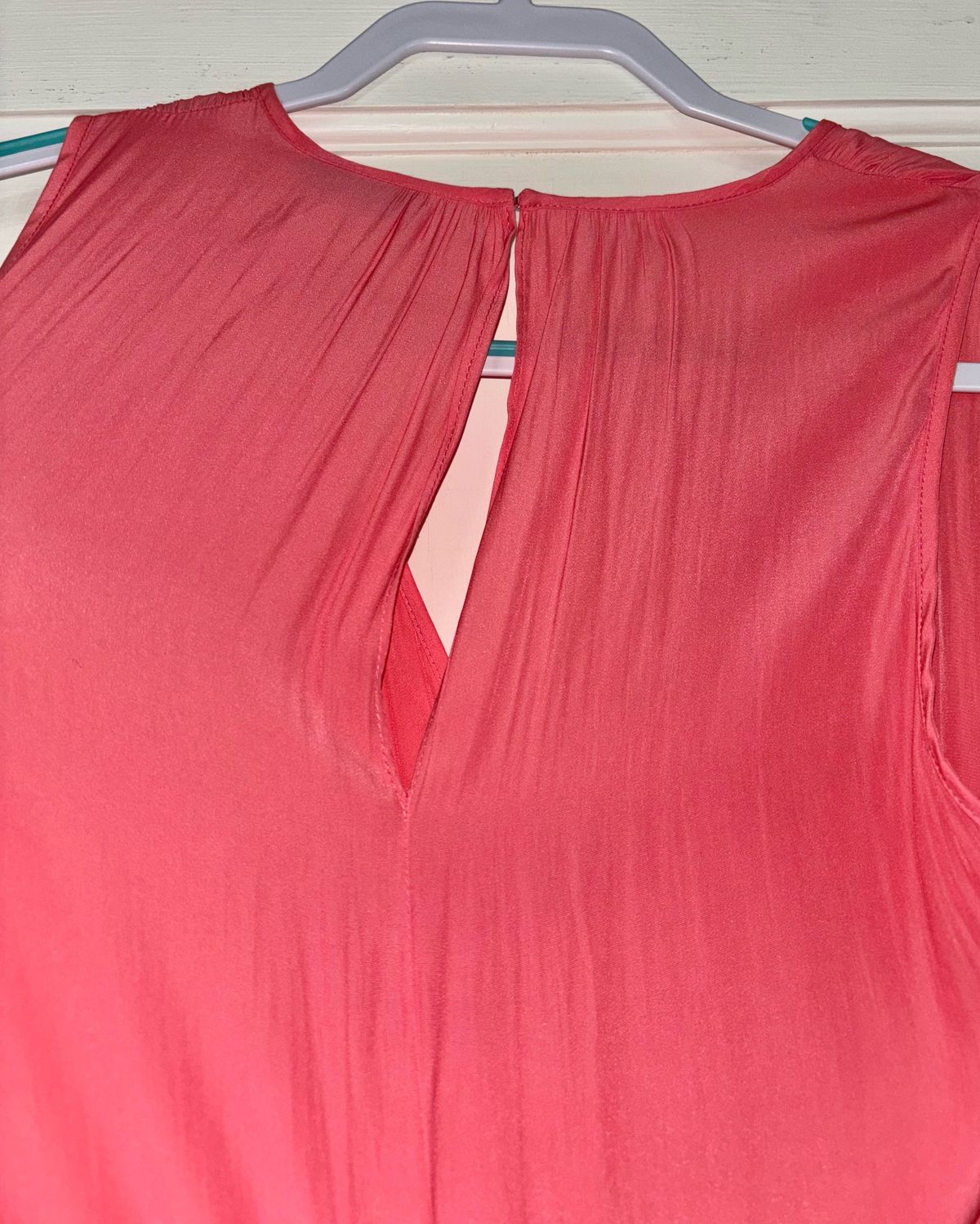 Ramy Brook Size 2 Plunge Coral Cocktail Dress on Queenly