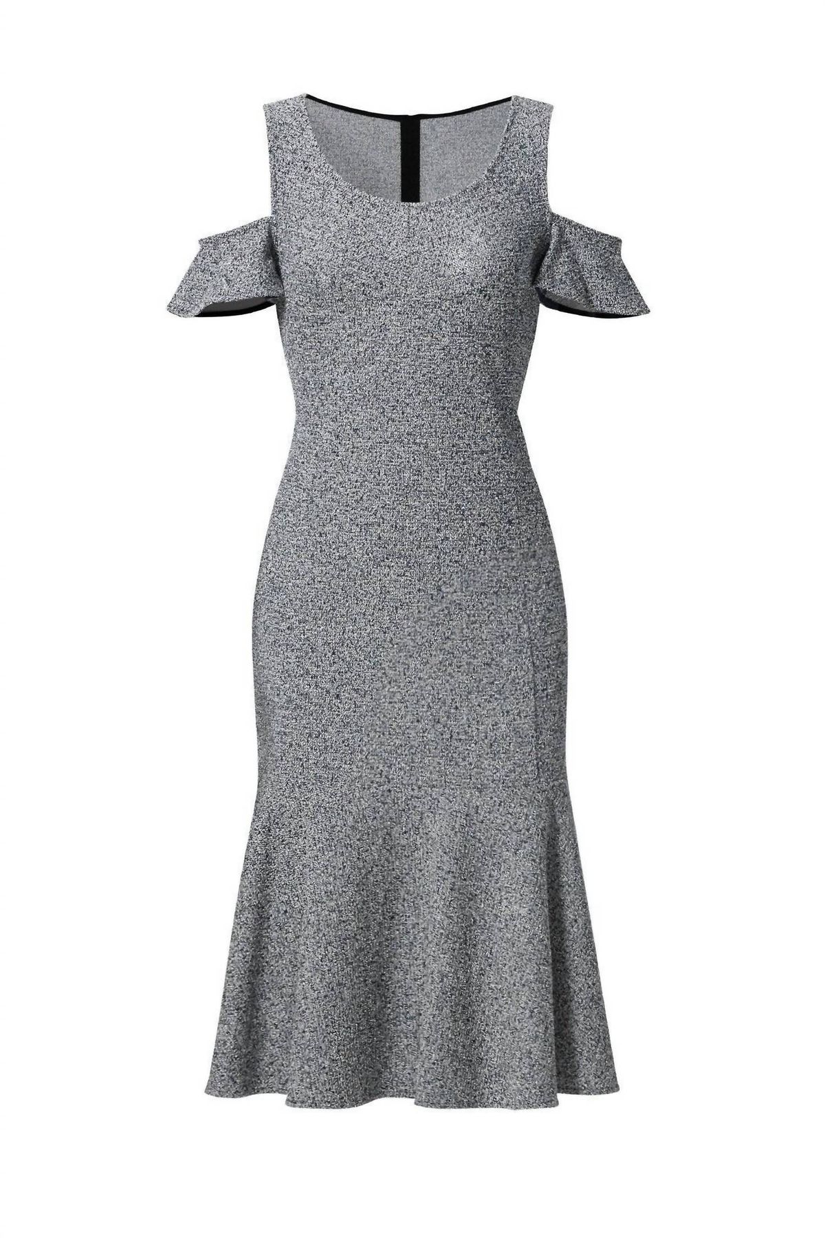 Style 1-1056956669-1572-1 Derek Lam 10 Crosby Plus Size 42 Gray Cocktail Dress on Queenly