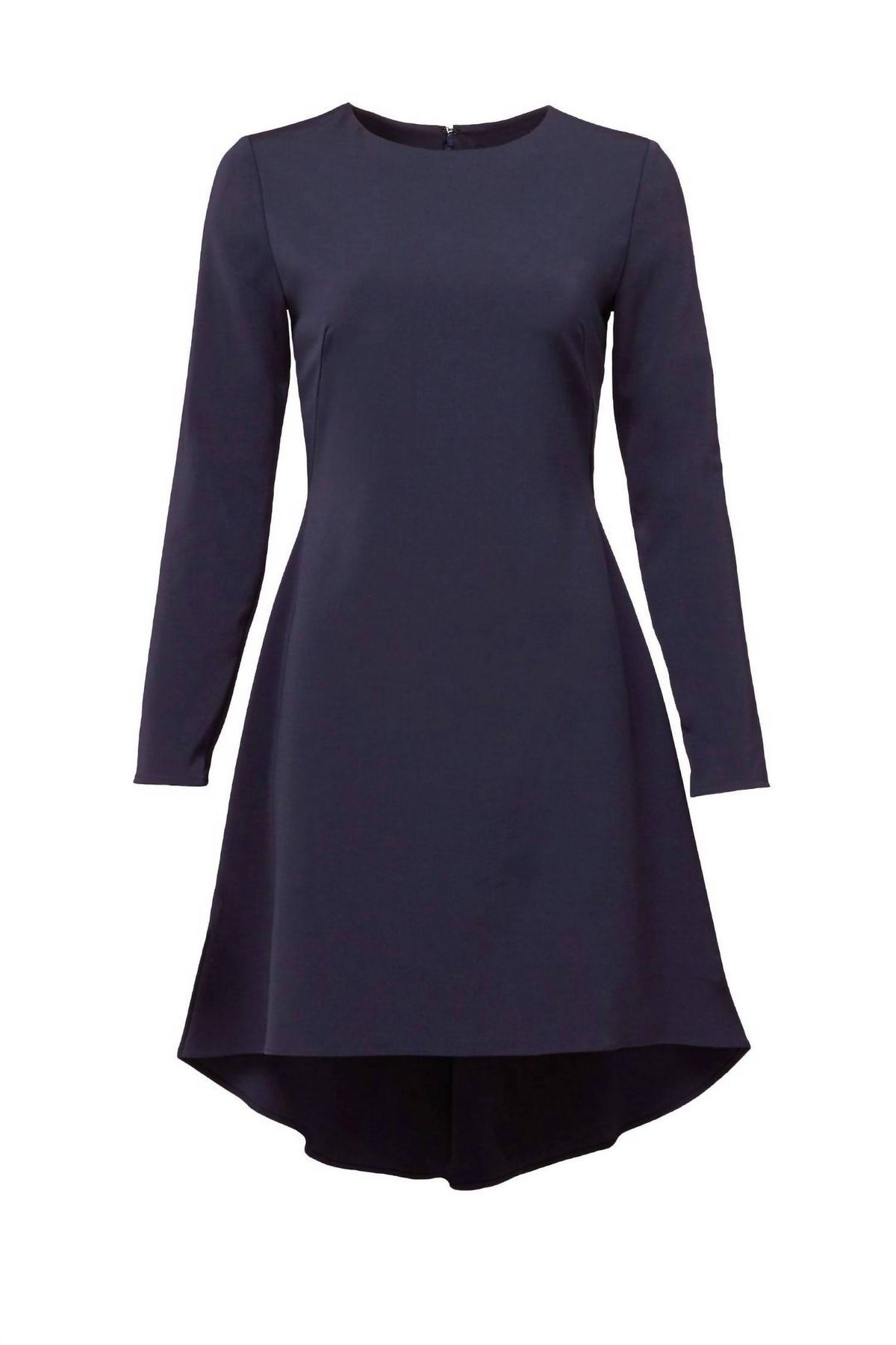 Style 1-1943581286-5-1 Nha Khanh Size 0 Long Sleeve Navy Blue Cocktail Dress on Queenly
