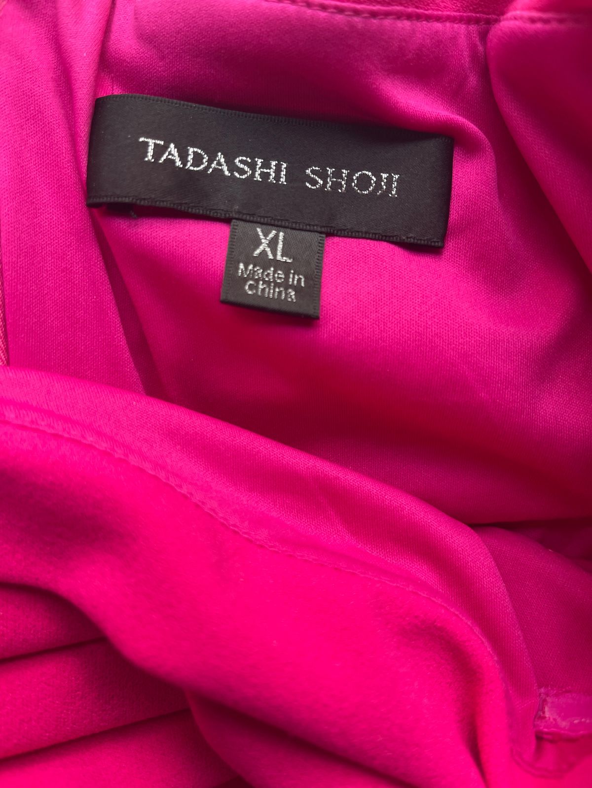 Tadashi Shoji Size 14 Off The Shoulder Pink Floor Length Maxi on Queenly