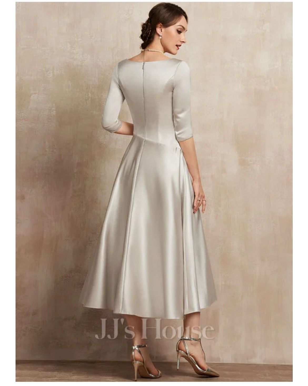 JJs House Size 12 White A-line Dress on Queenly