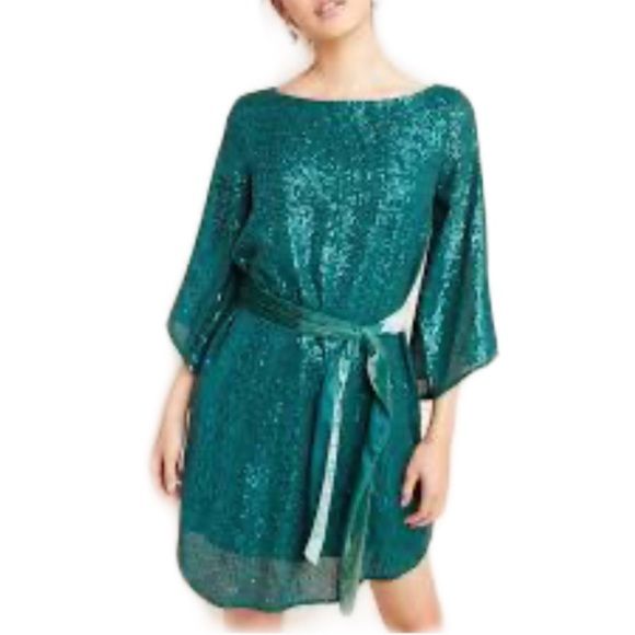 Anthropologie Size 2 Green Cocktail Dress on Queenly