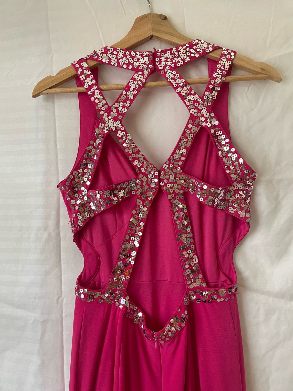 Size 6 Pink Side Slit Dress on Queenly