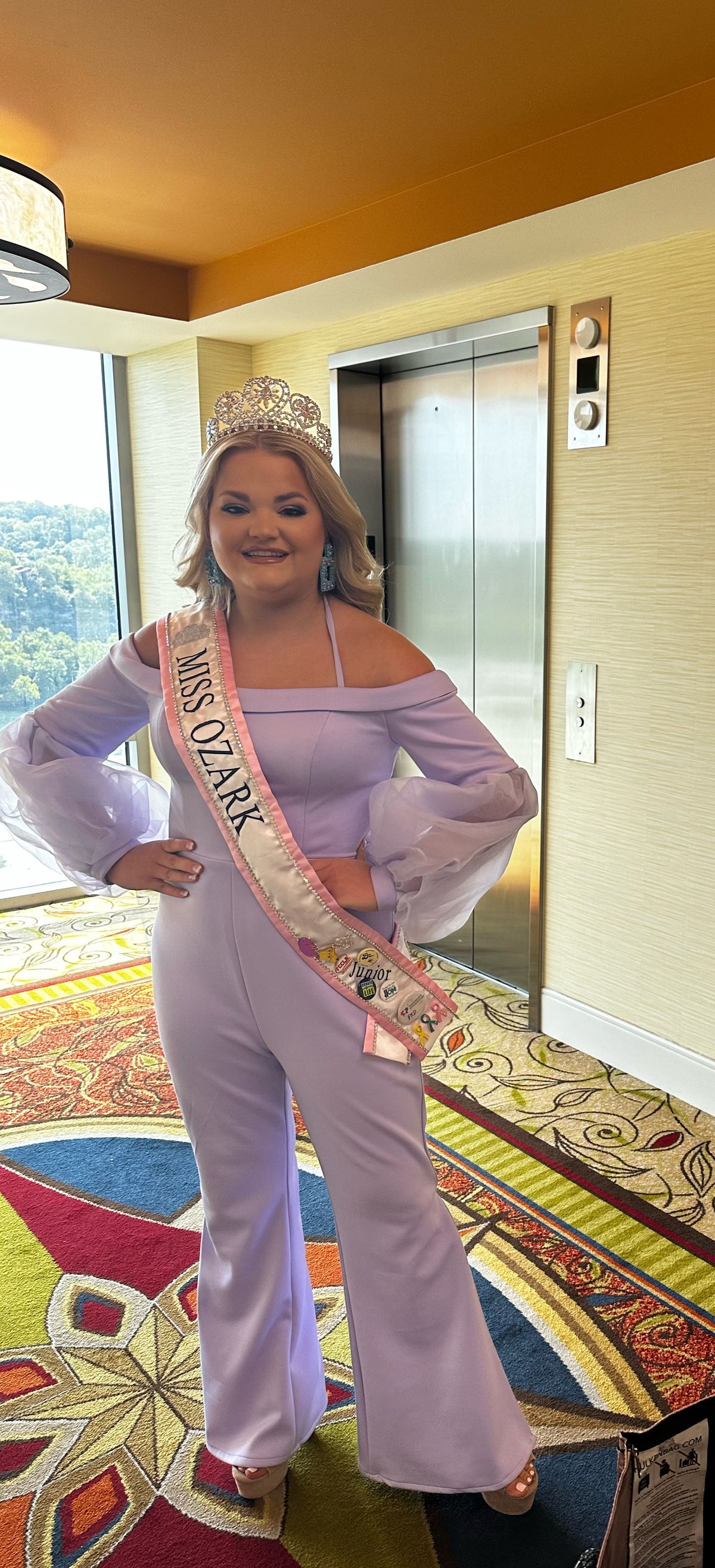 Rachel Allan Size 10 Prom Off The Shoulder Purple Formal Jumpsuit on Queenly