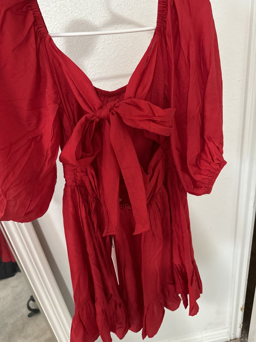 Size S Nightclub Long Sleeve Red Cocktail Dress on Queenly