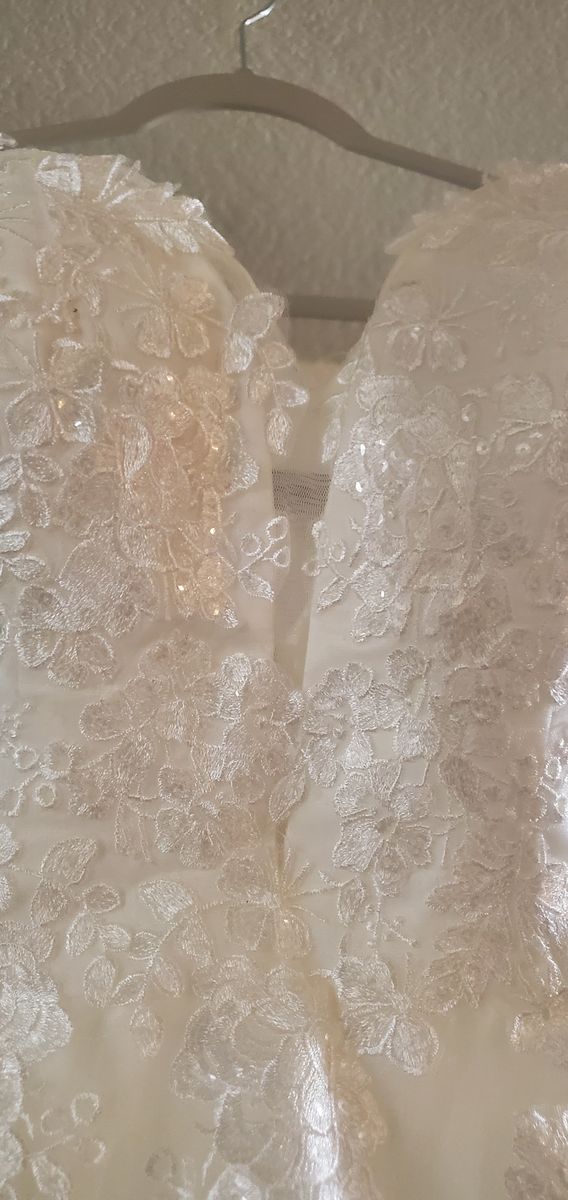 Size 8 Pageant White Dress With Train on Queenly