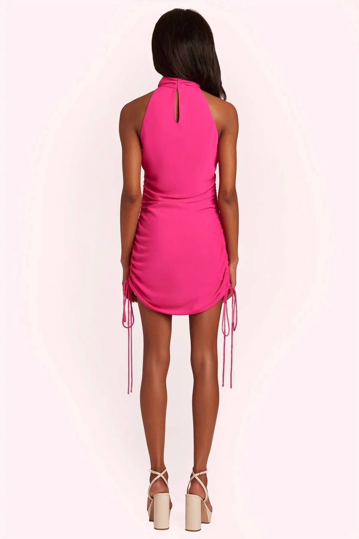 Style 1-185228869-3236 Amanda Uprichard Size S Hot Pink Cocktail Dress on Queenly