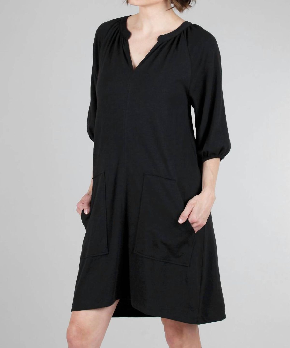 Style 1-1884198251-3900 Lilla P Size XS Black Cocktail Dress on Queenly