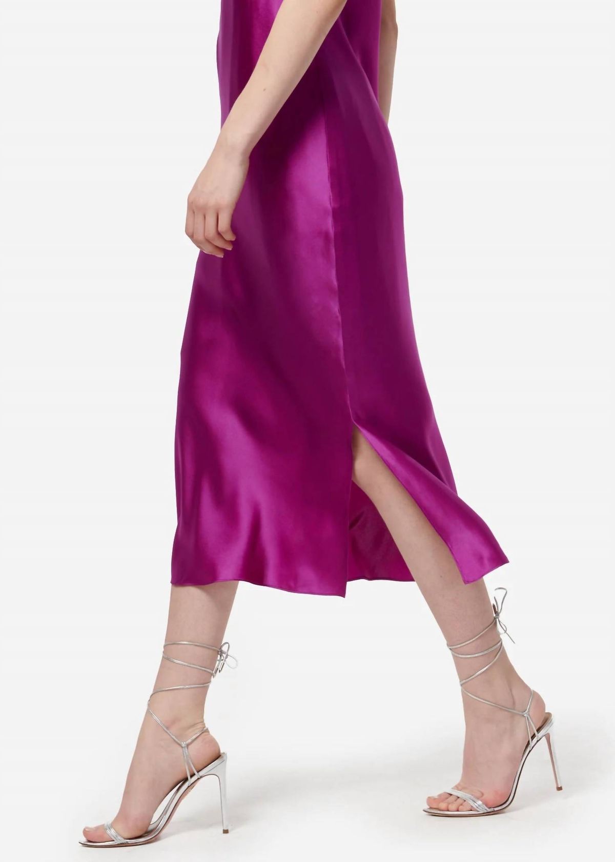 Style 1-2956852805-3236 Cami NYC Size S One Shoulder Satin Purple Cocktail Dress on Queenly