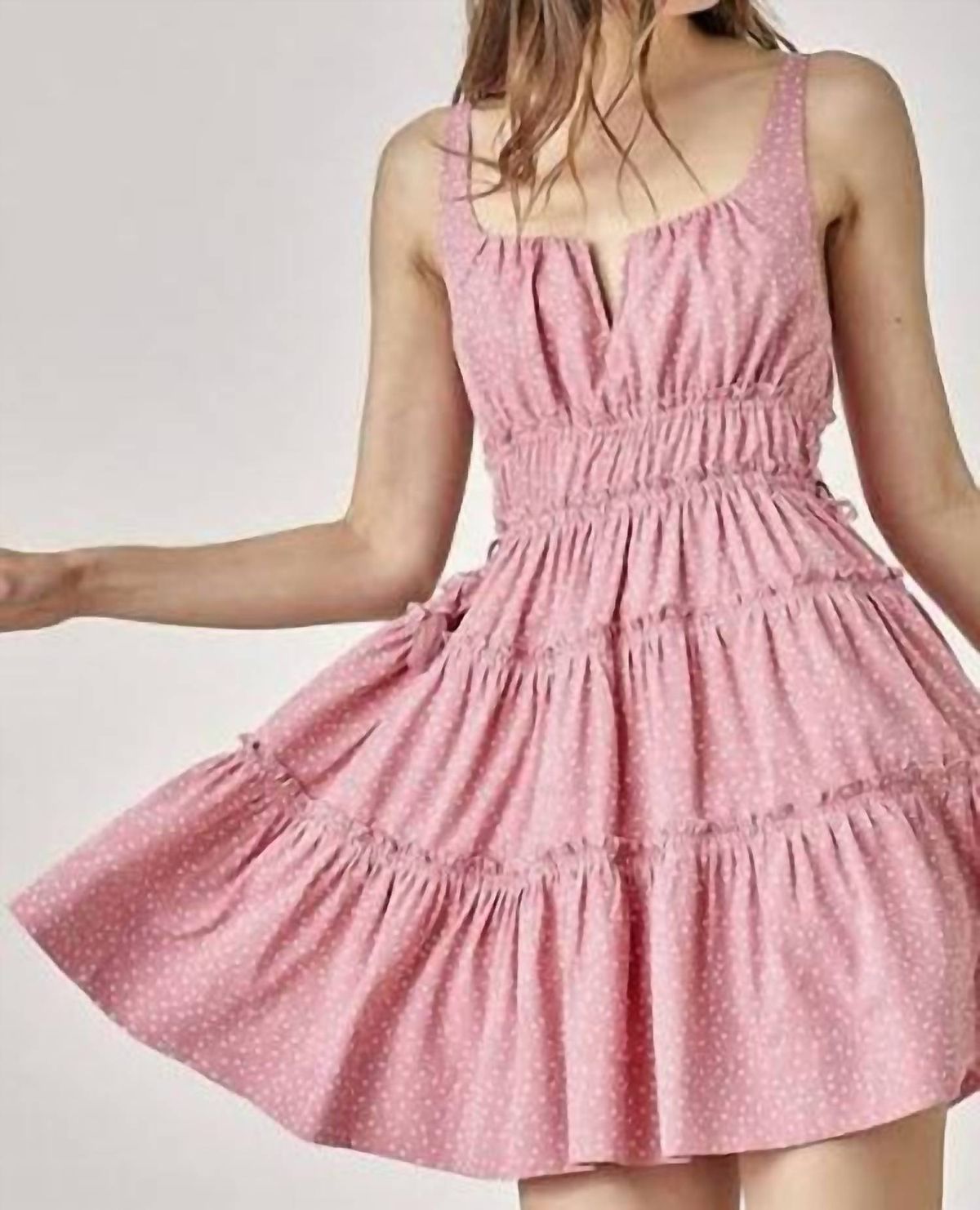 Style 1-3194899636-2901 Mustard Seed Size M Pink Cocktail Dress on Queenly