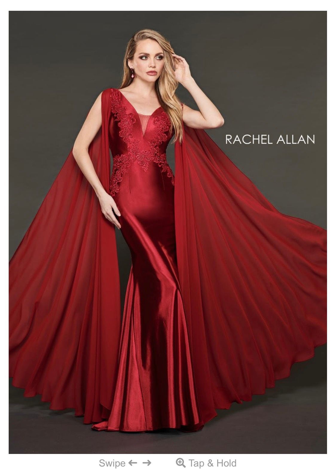 Style 8420 Rachel Allan Size 2 Prom Green Mermaid Dress on Queenly
