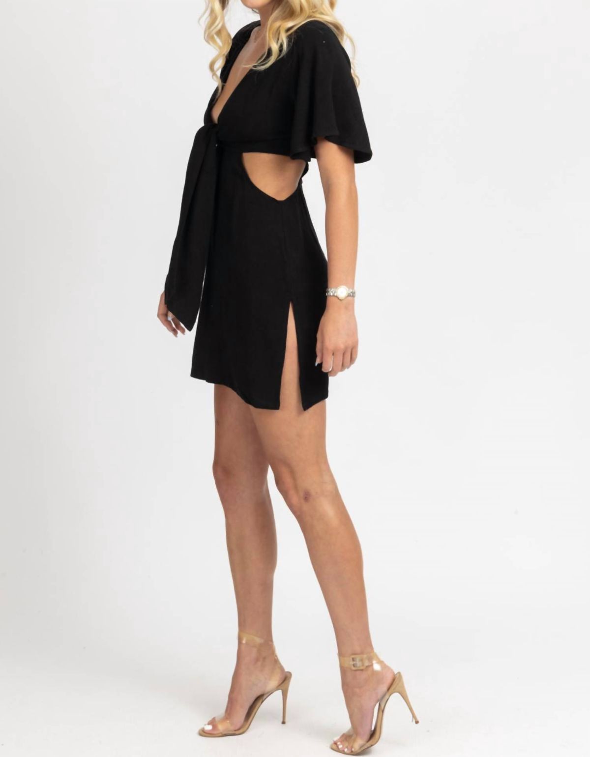Style 1-3687092584-2696 trend:notes Size L Black Cocktail Dress on Queenly