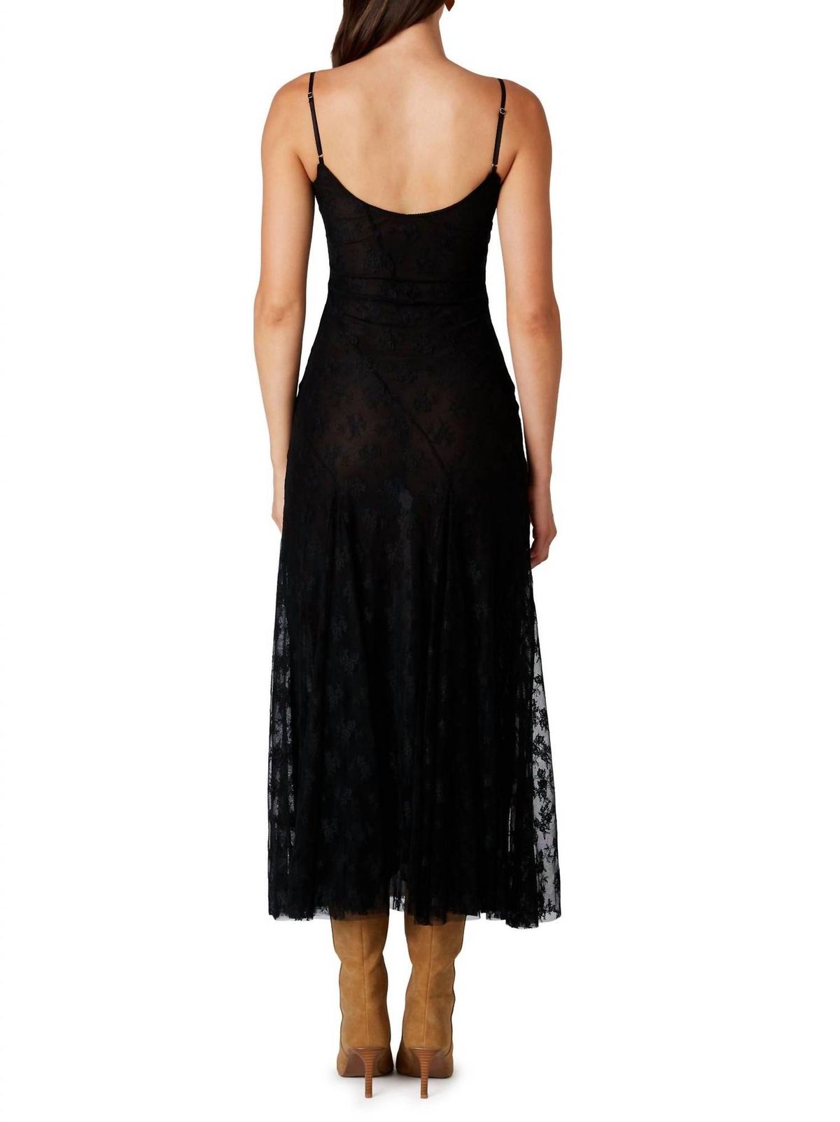 Style 1-469984068-3236 NIA Size S Lace Black Cocktail Dress on Queenly