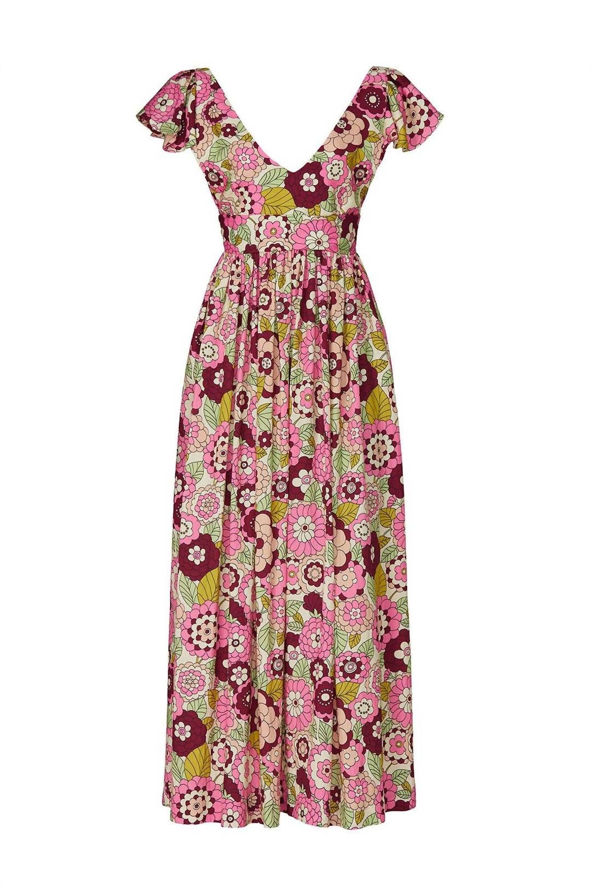 Style 1-484312483-5673-1 DODO BAR OR Size XS Floral Pink Floor Length Maxi on Queenly