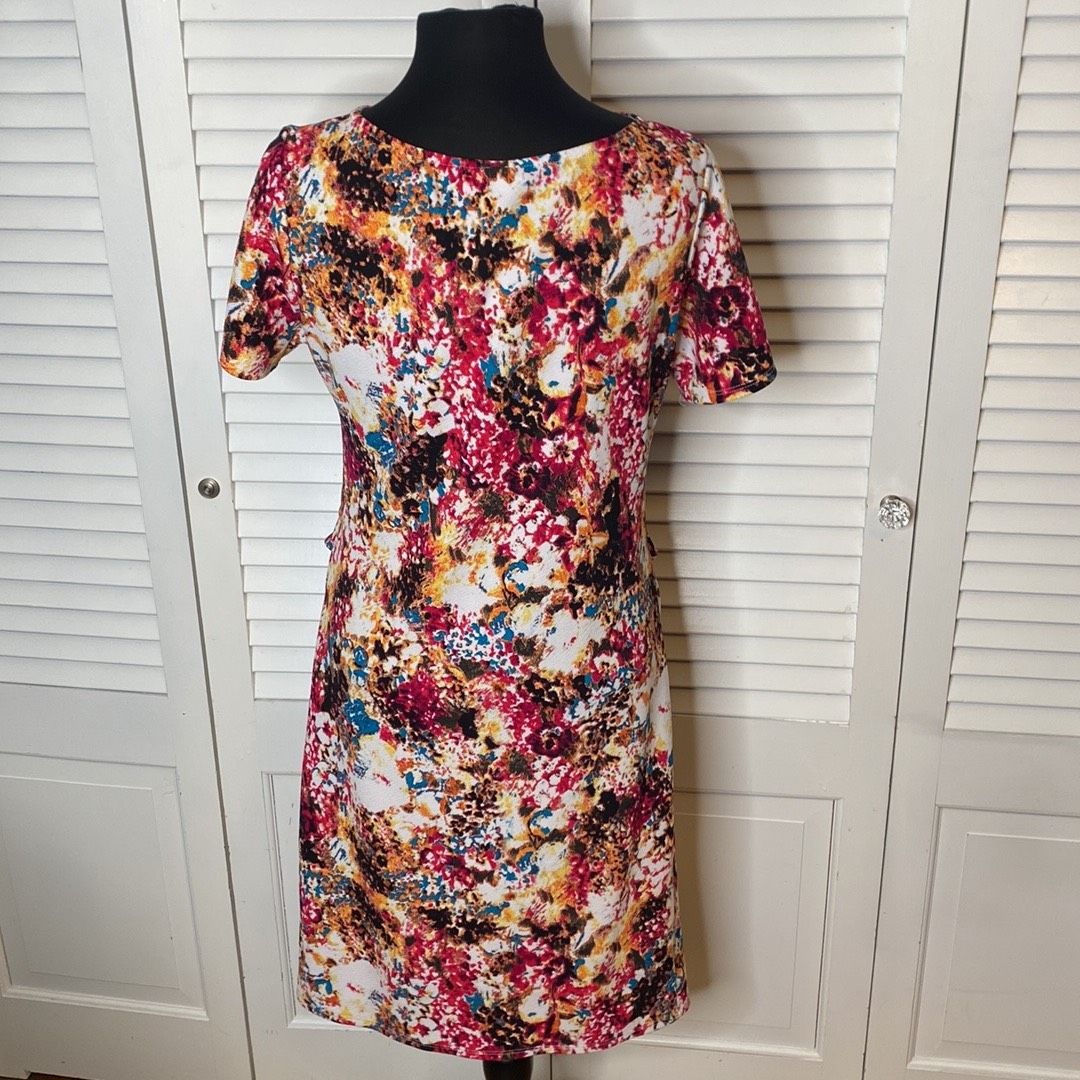 Pink Blush Size XL Multicolor Cocktail Dress on Queenly