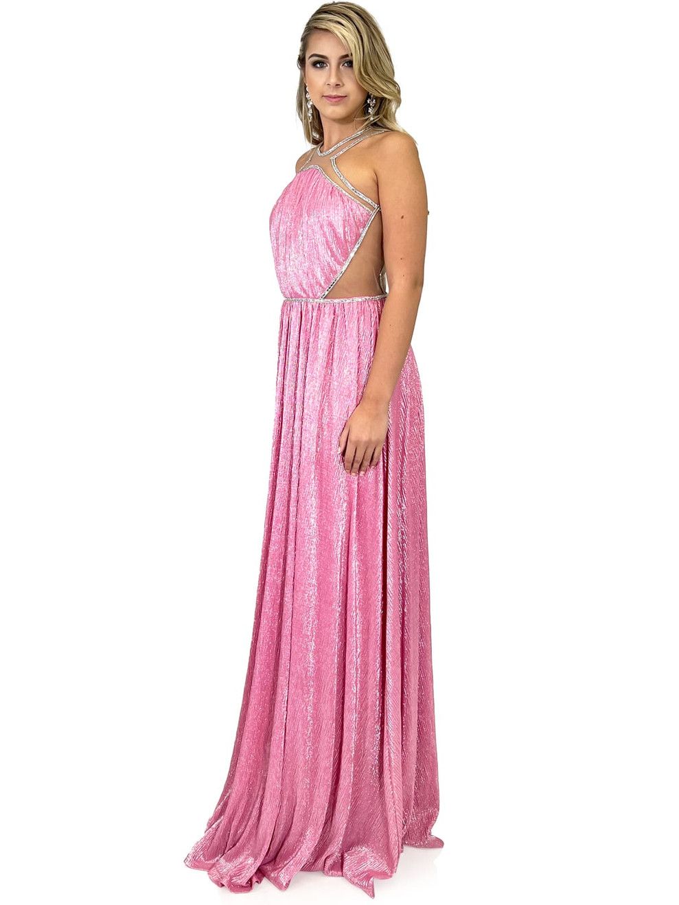 Style 8290 Marc Defang Size 4 Prom Pink Floor Length Maxi on Queenly
