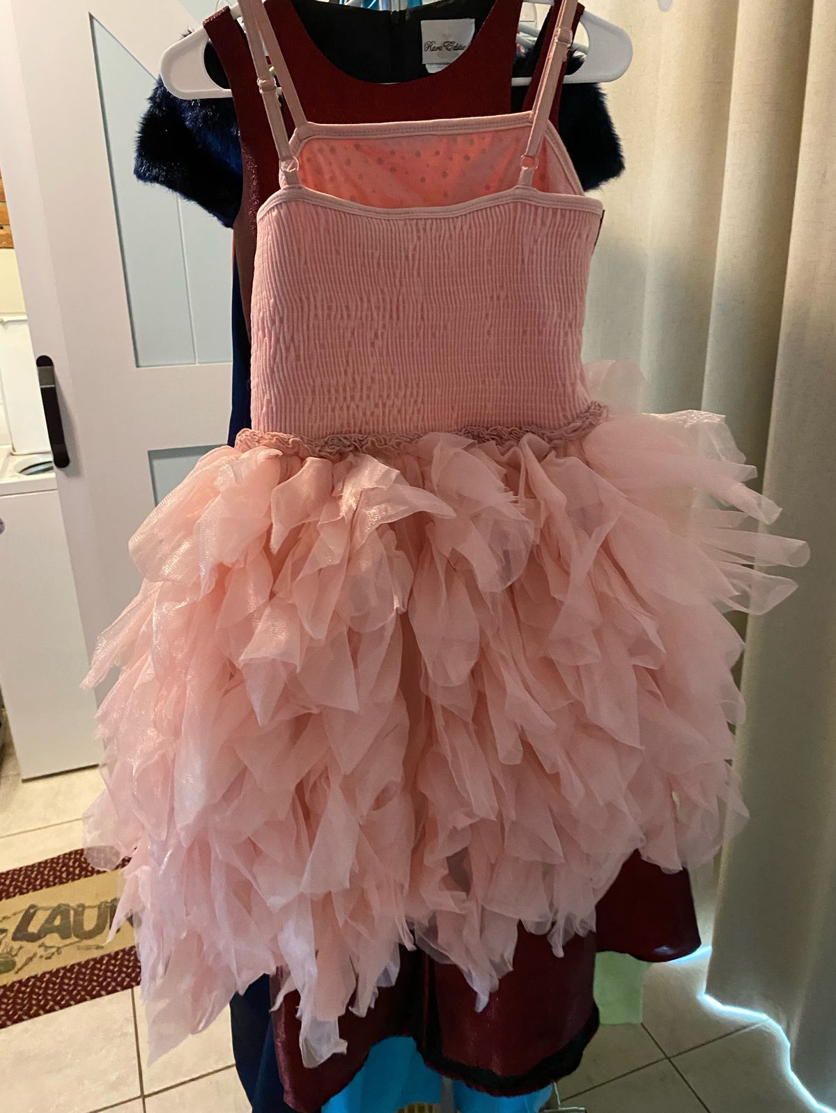 Girls Size 12 Pageant Pink Cocktail Dress on Queenly