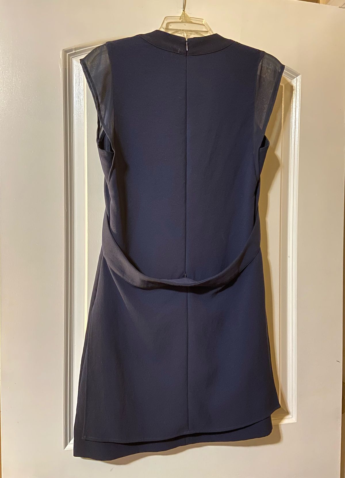 The Kooples Size L Cap Sleeve Blue Cocktail Dress on Queenly