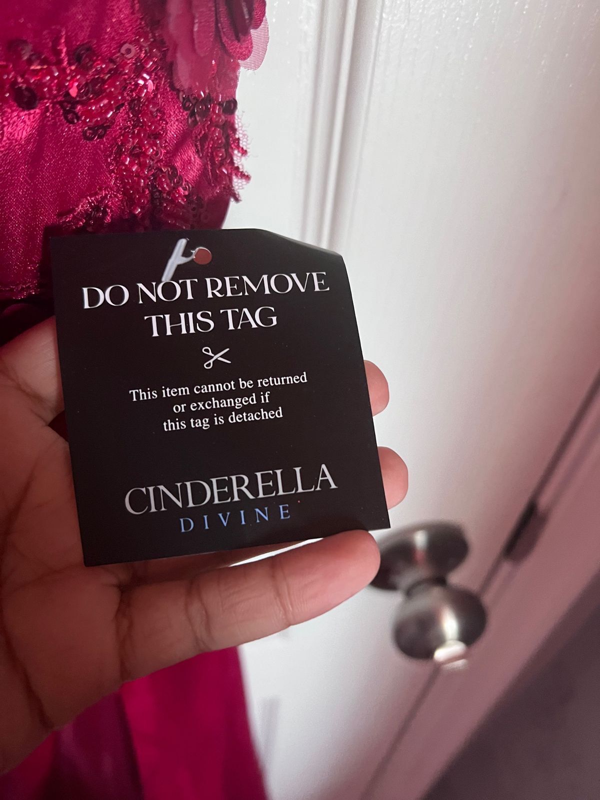 Cinderella Divine Size 10 Prom Off The Shoulder Red Side Slit Dress on Queenly