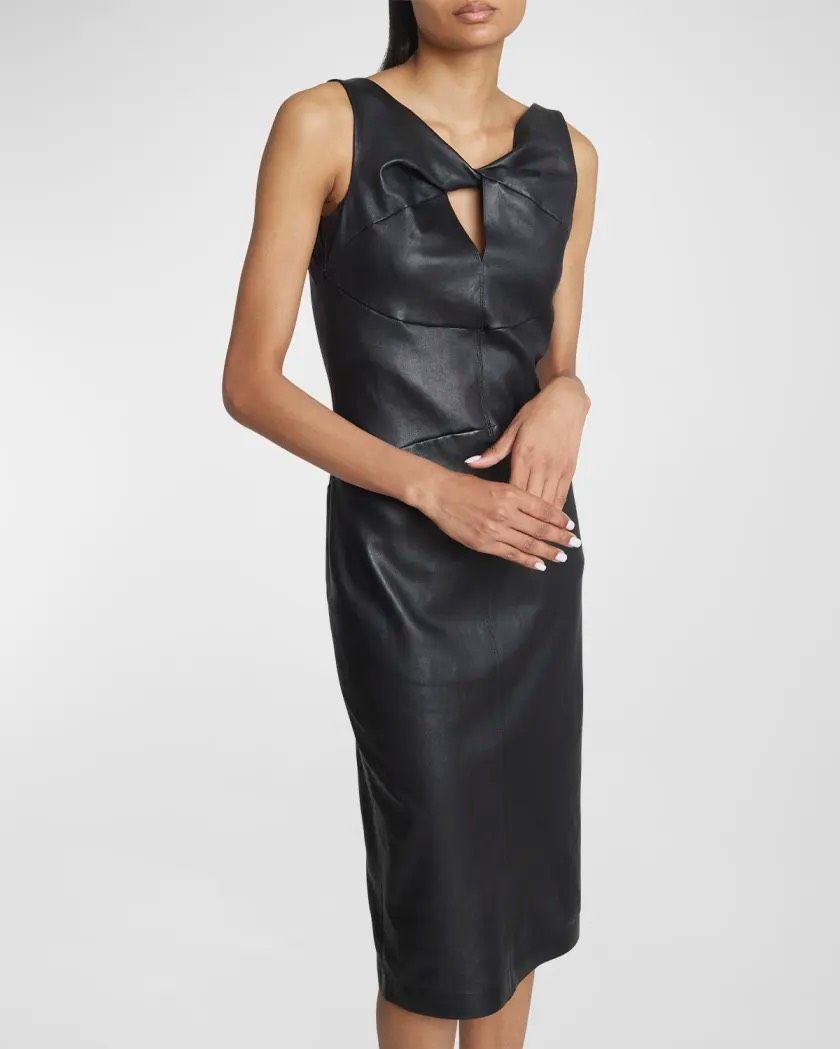Givenchy Size 6 Black A-line Dress on Queenly