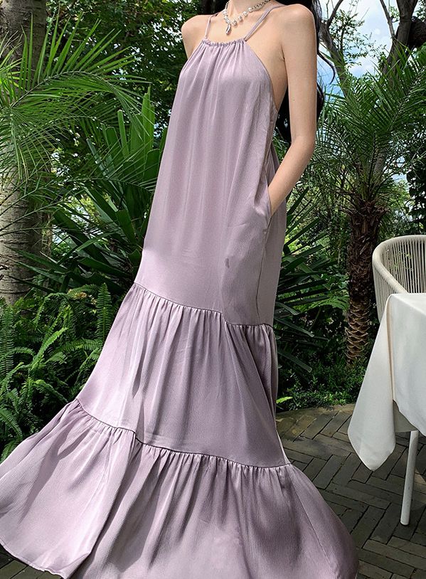 Style 351144 wangsd Size 8 Purple A-line Dress on Queenly