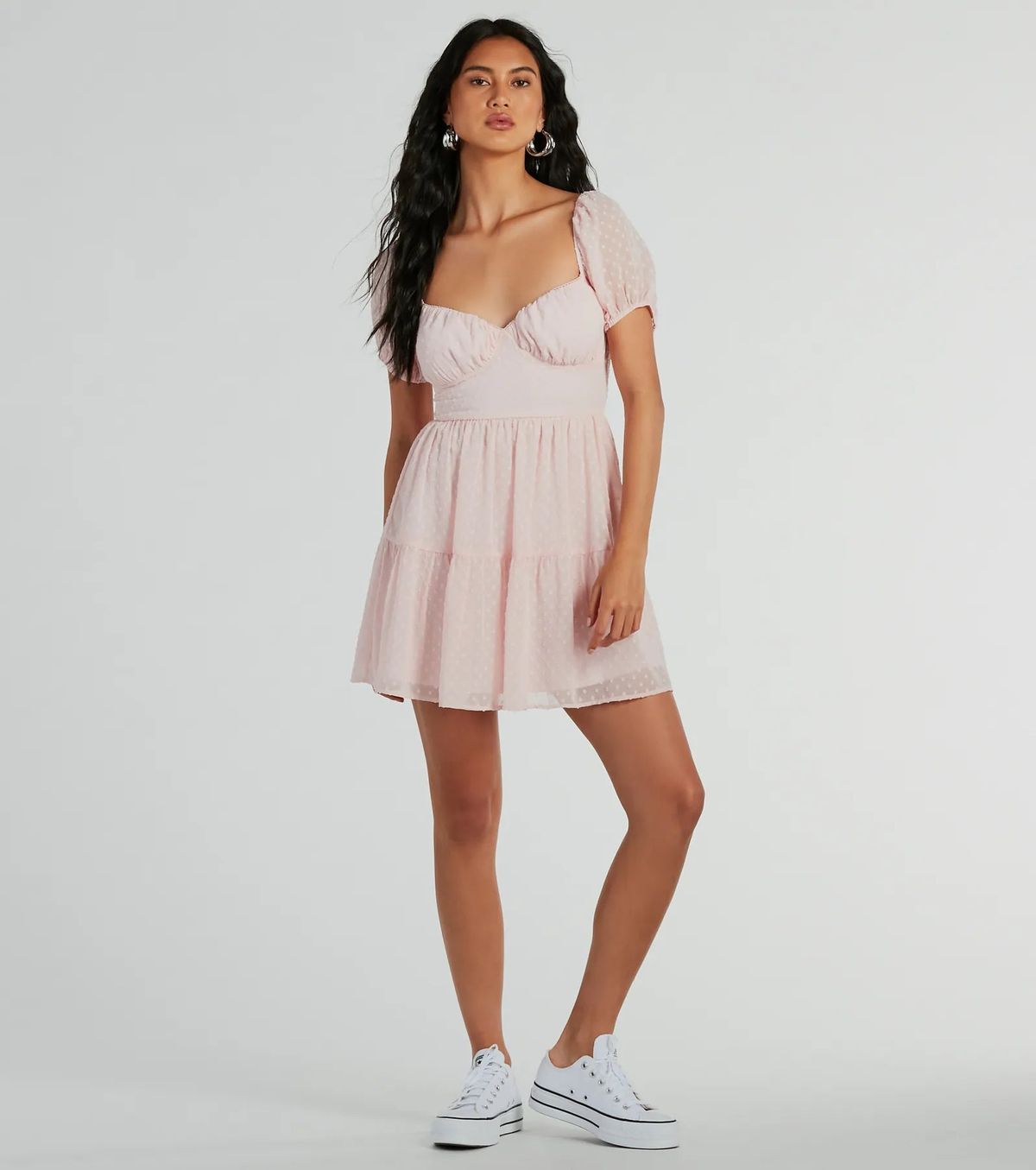 Style 05101-2999 Windsor Size S Sheer Pink Cocktail Dress on Queenly