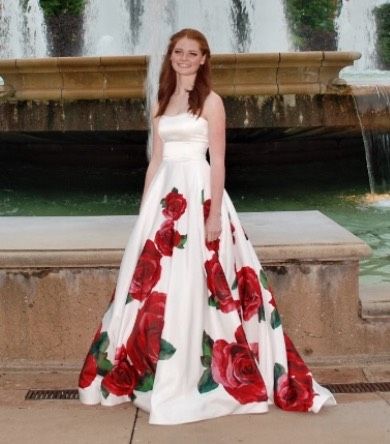 Sherri Hill Size 4 Prom Strapless Multicolor Ball Gown on Queenly