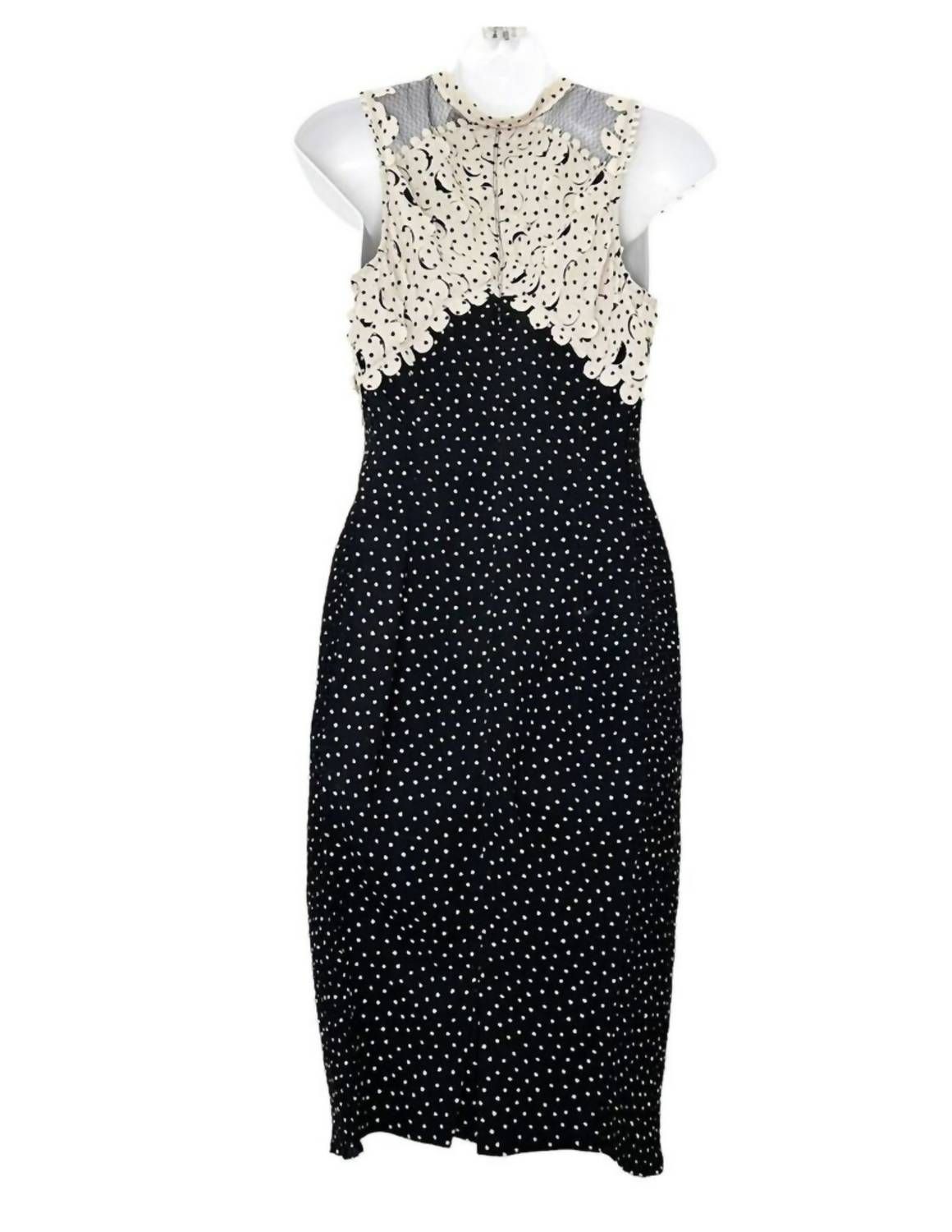 Style 1-1195011215-2168 Byron Lars Size 8 Lace Black Cocktail Dress on Queenly