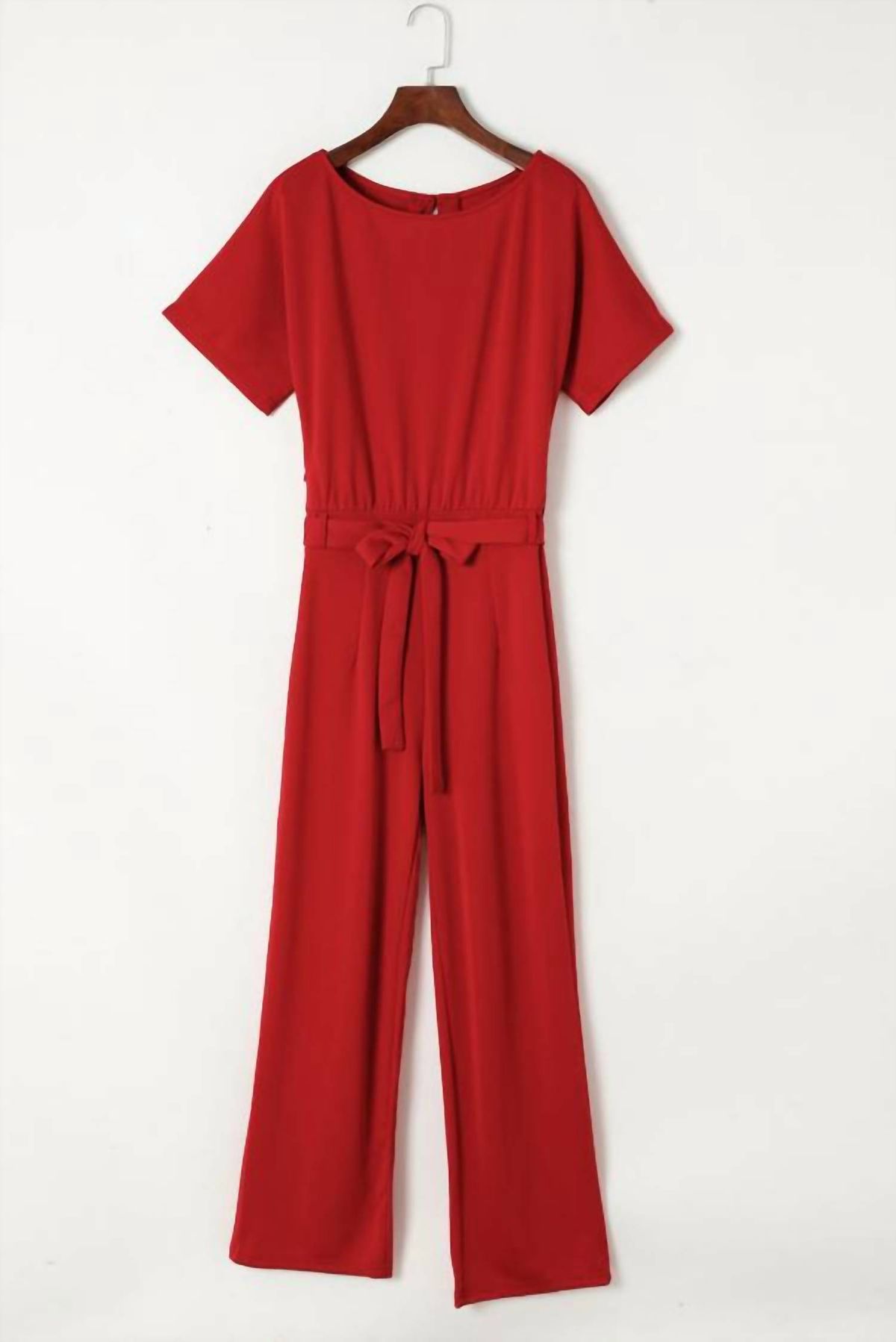 Style 1-148103824-2696 dear lover Size L Red Formal Jumpsuit on Queenly