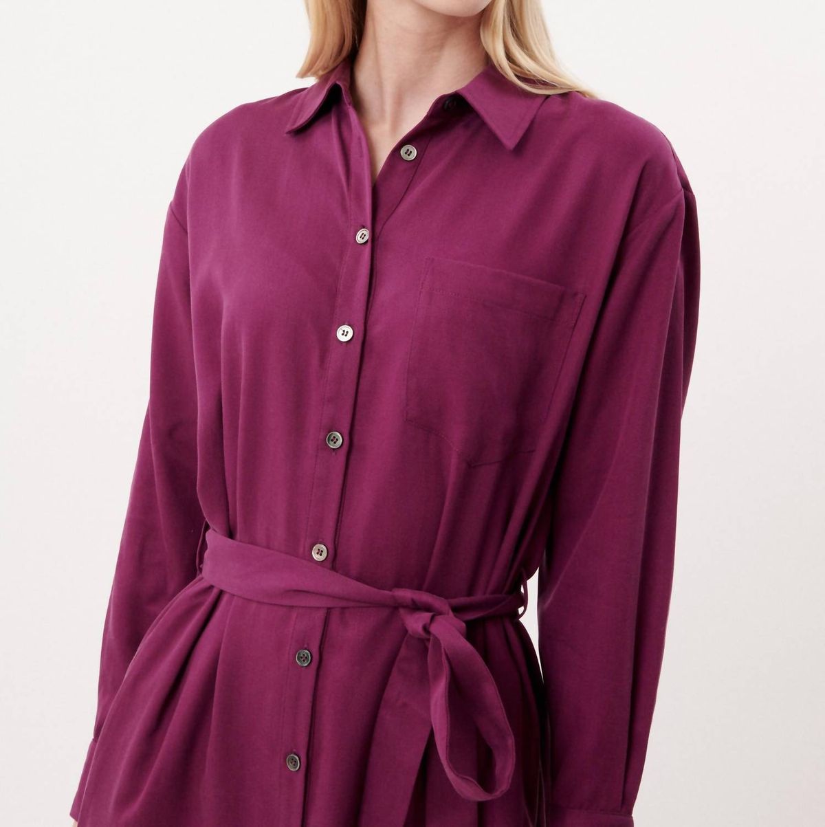 Style 1-1747153170-3236 FRNCH Size S Long Sleeve Purple Cocktail Dress on Queenly
