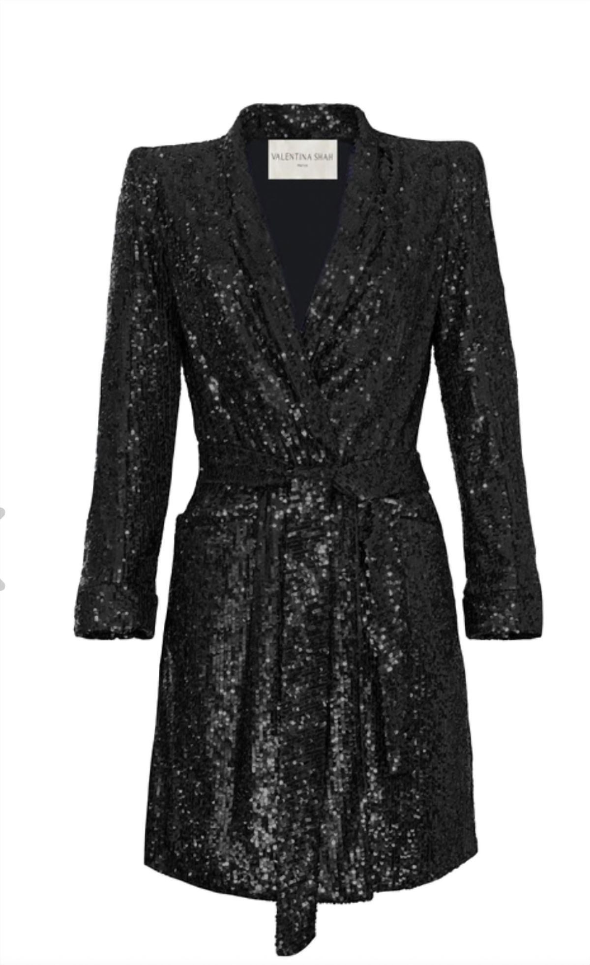 Style 1-2494254393-98 Valentina Shah Size 10 Blazer Black Cocktail Dress on Queenly