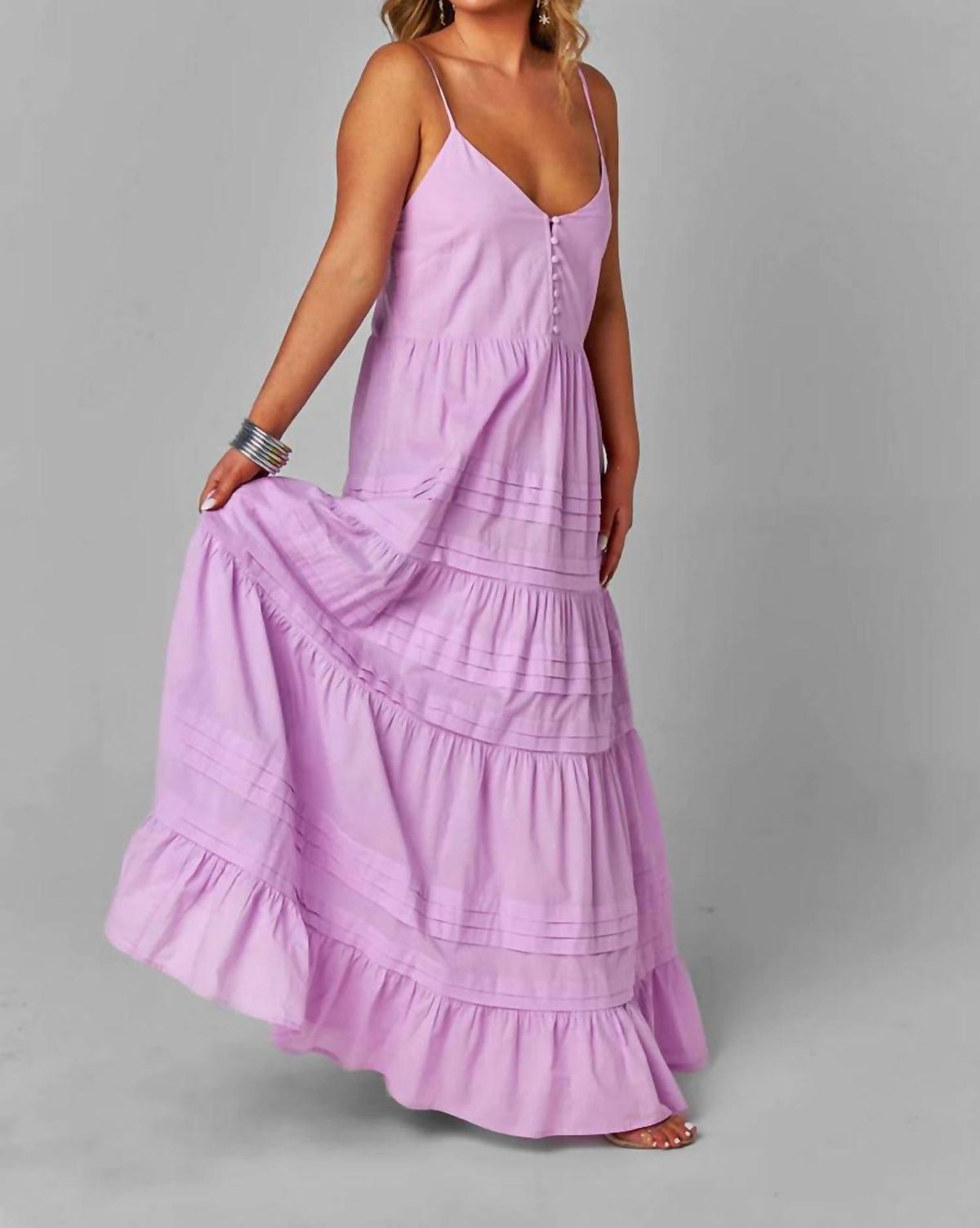 Style 1-2573692679-3011 BUDDYLOVE Size M Light Purple Floor Length Maxi on Queenly