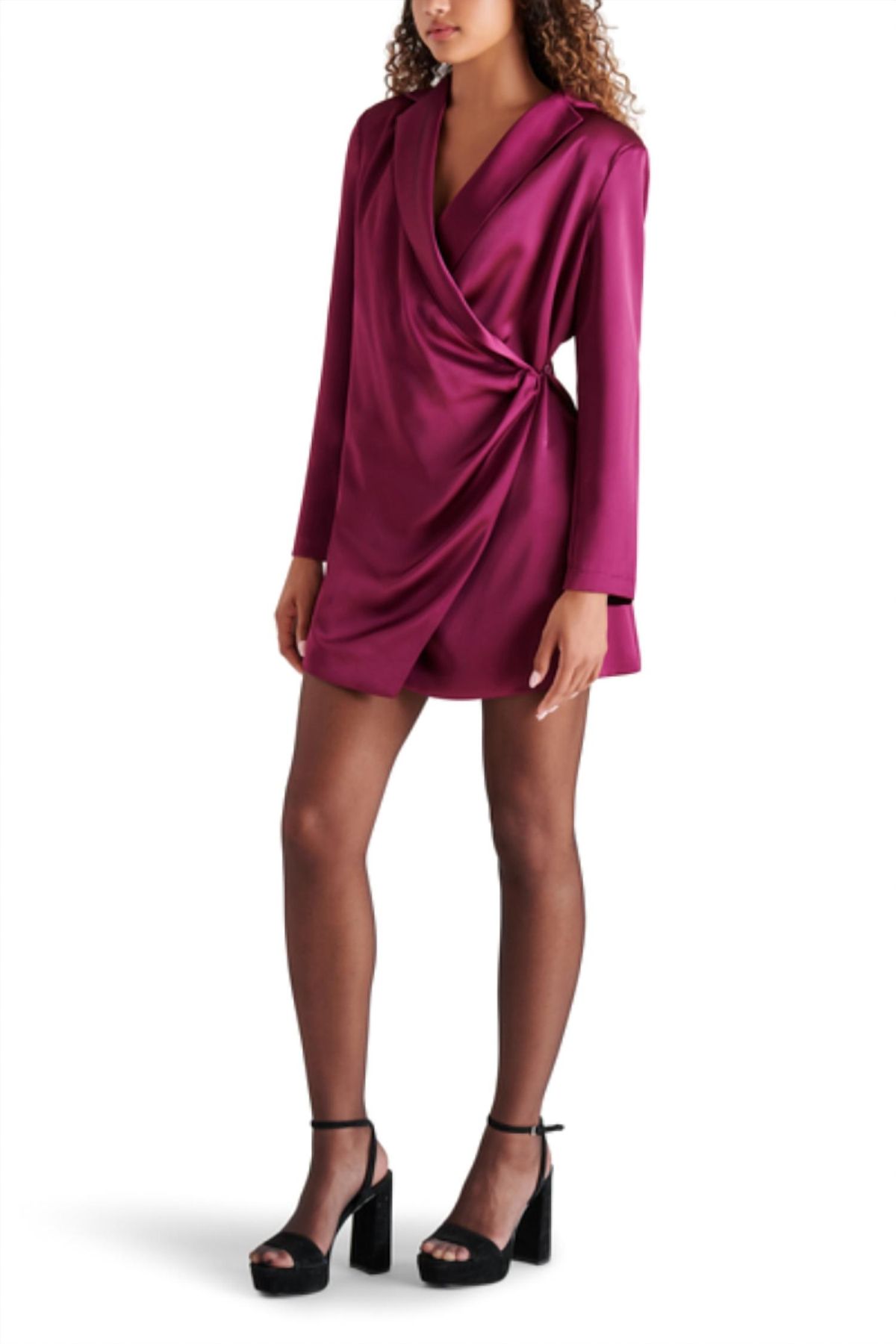 Style 1-3459697247-2791 STEVE MADDEN Size L High Neck Pink Cocktail Dress on Queenly