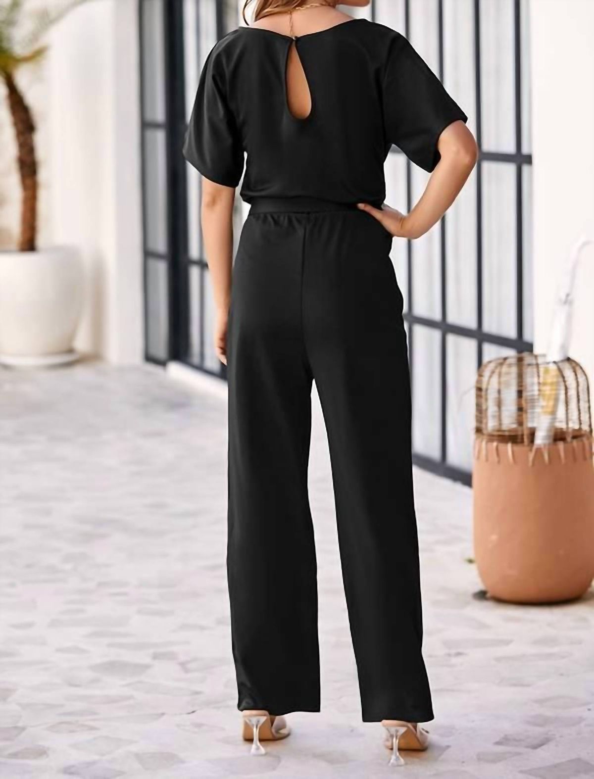 Style 1-3518255034-2696 dear lover Size L Black Formal Jumpsuit on Queenly