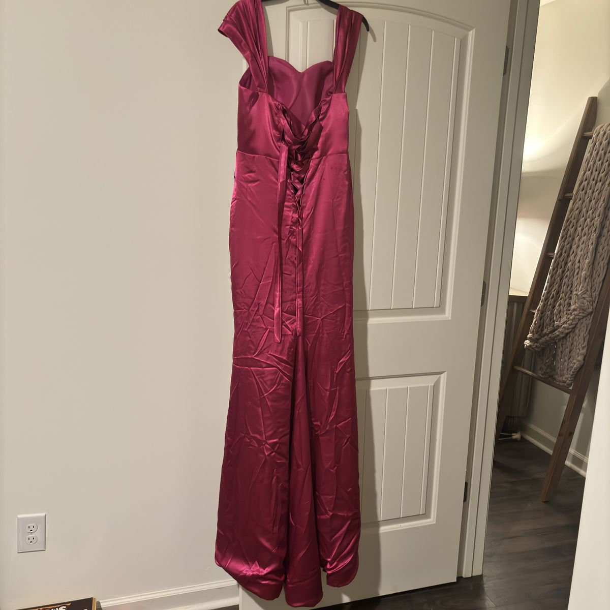 Likeseedd Size 4 Prom Off The Shoulder Pink Mermaid Dress on Queenly