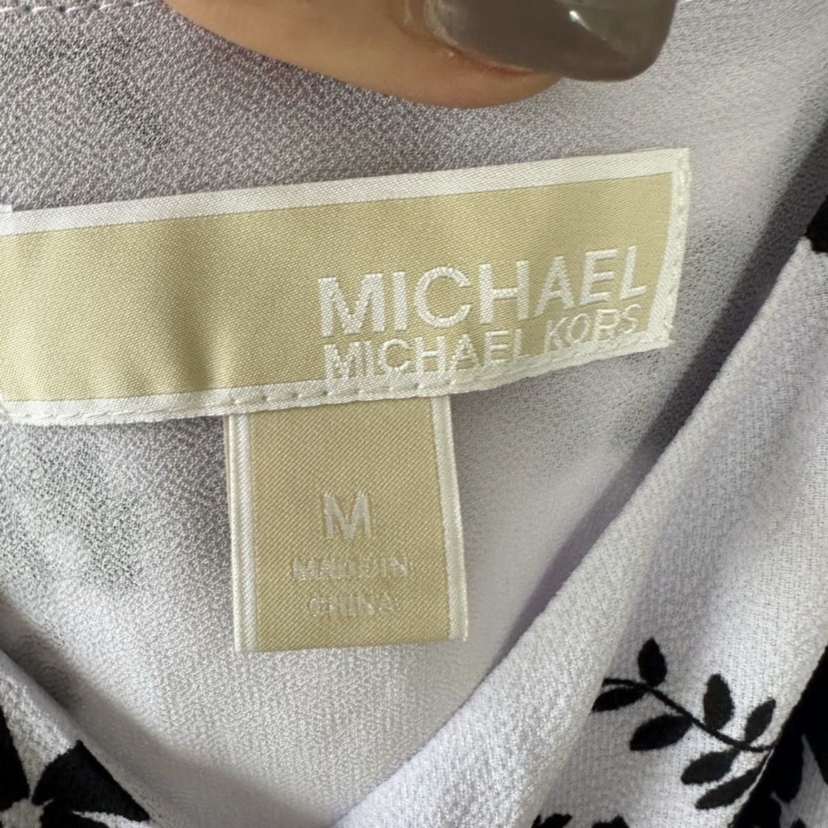 Michael Kors Size M Plunge Floral Black Formal Jumpsuit on Queenly