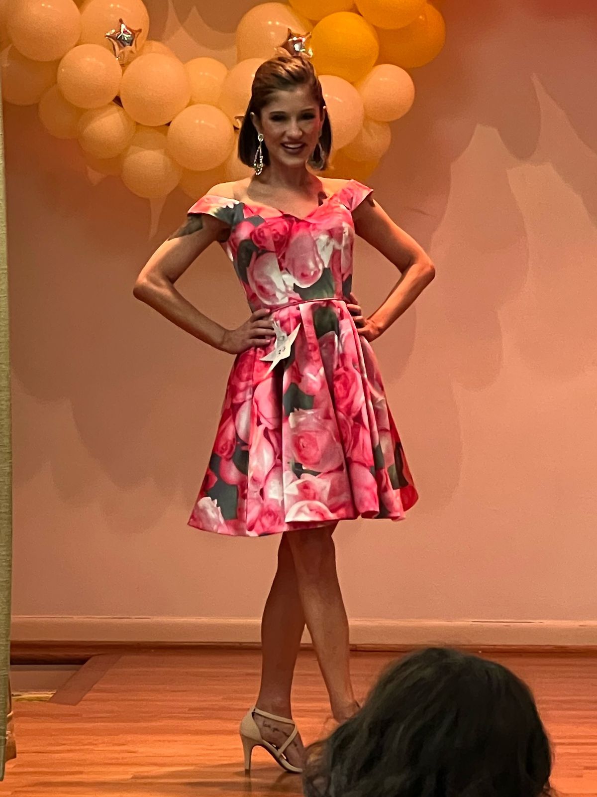 Sherri Hill Size 0 Pageant Floral Pink Cocktail Dress on Queenly