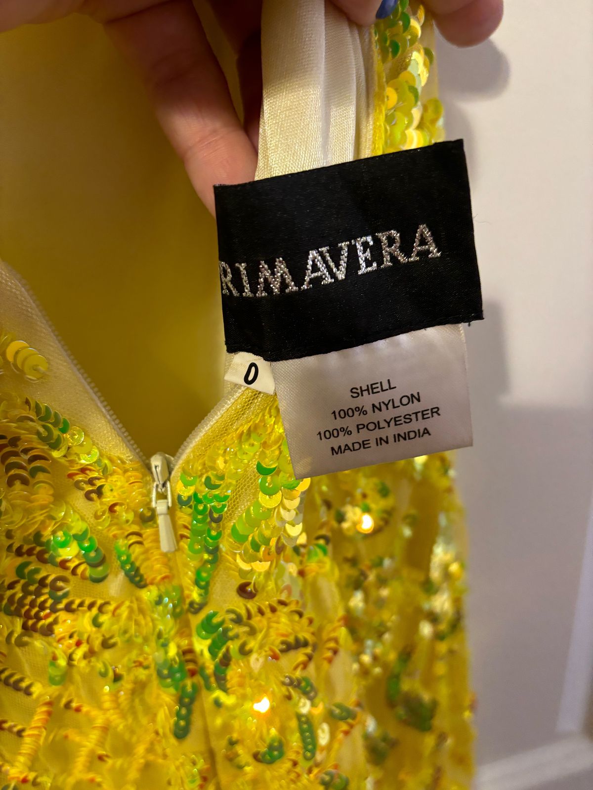Primavera Size 0 Homecoming Plunge Yellow Cocktail Dress on Queenly