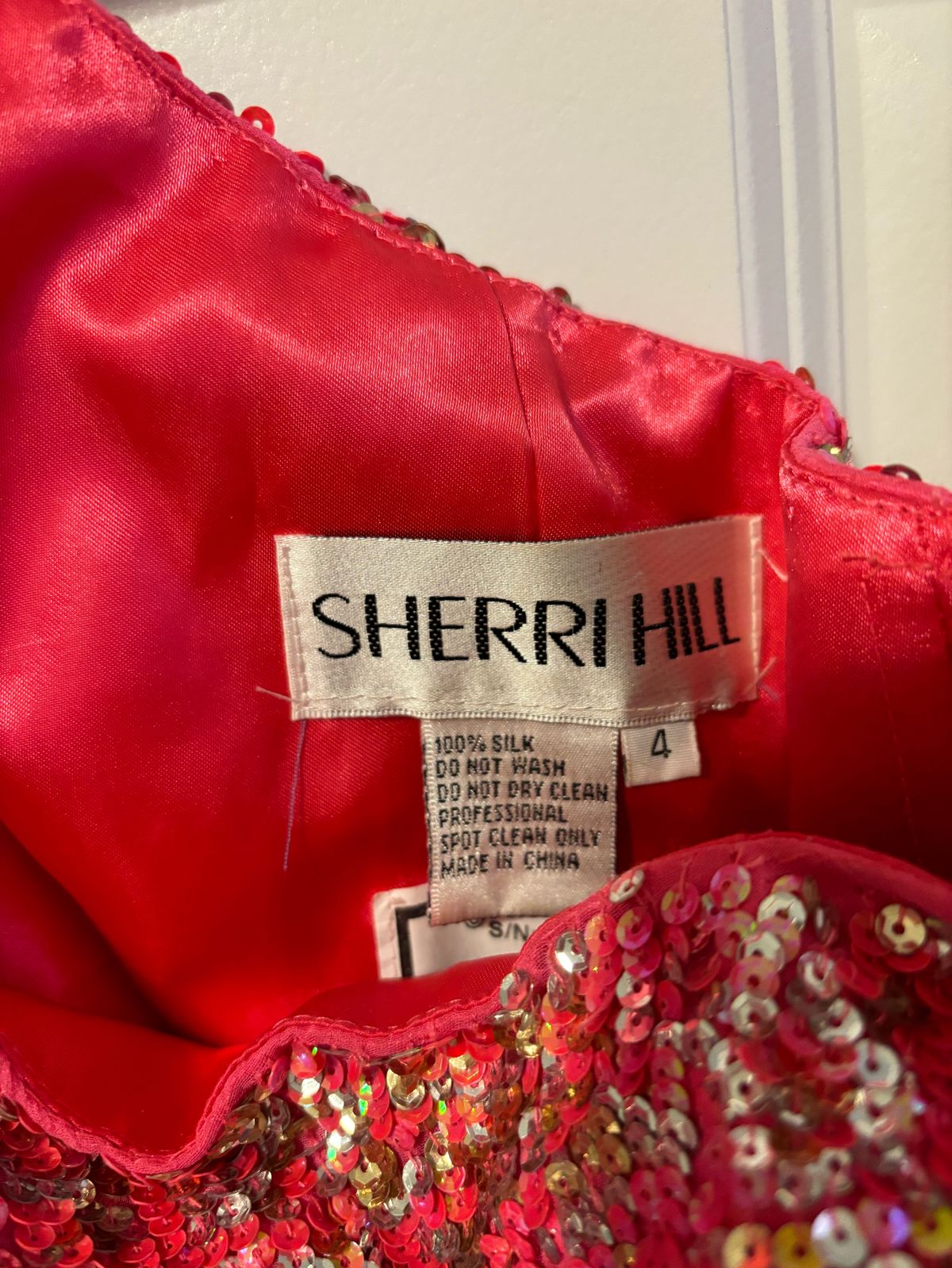 Sherri Hill Size 4 Homecoming One Shoulder Pink Cocktail Dress on Queenly