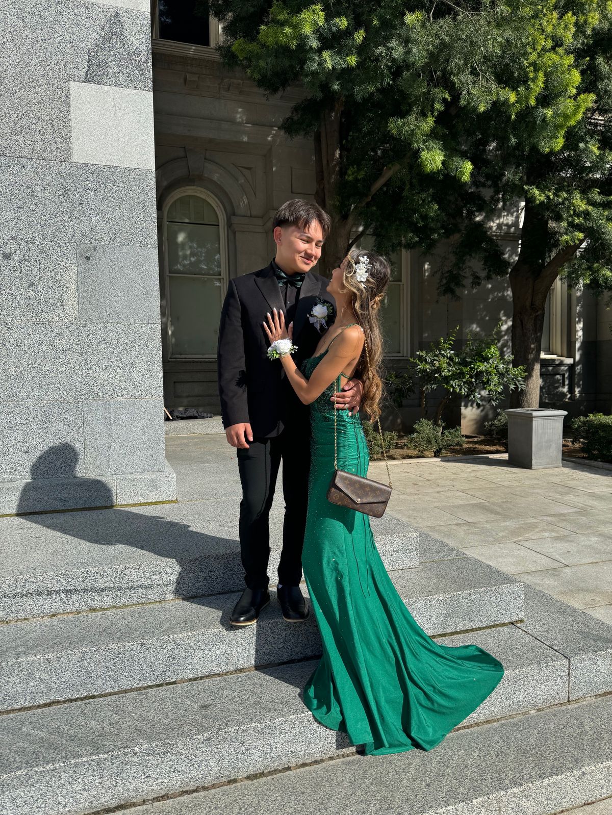 Size XS Prom Green Mermaid Dress on Queenly