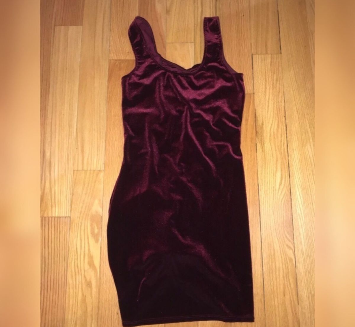 Freepress Size M Homecoming Plunge Velvet Red Cocktail Dress on Queenly