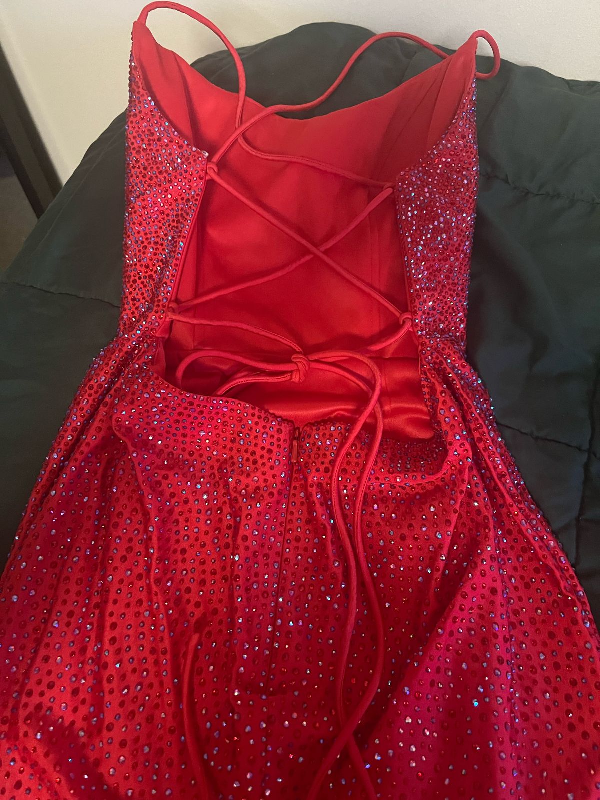 Sherri Hill Size 2 Prom Red Side Slit Dress on Queenly